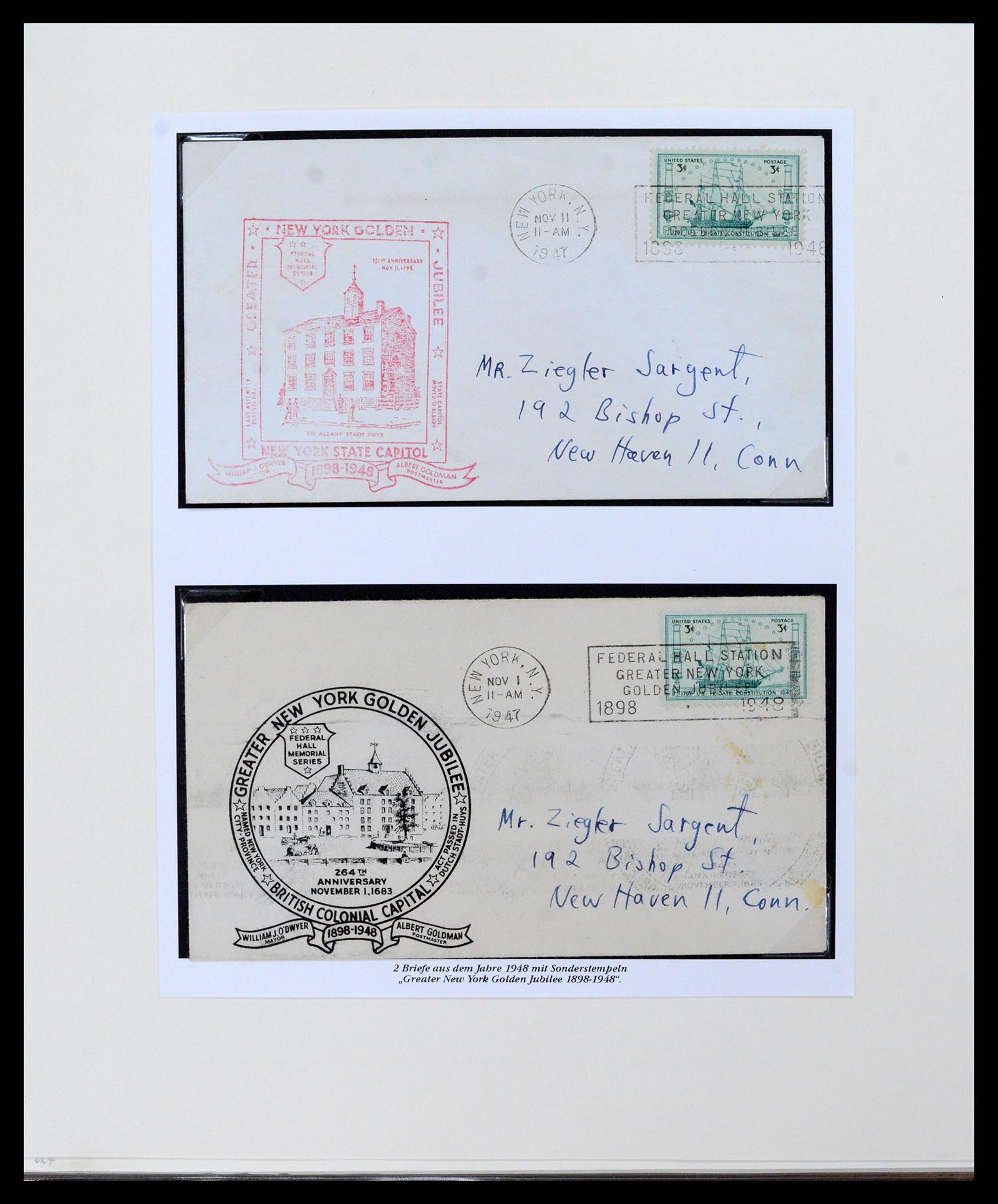 37653 114 - Stamp collection 37653 USA 1870-1954.