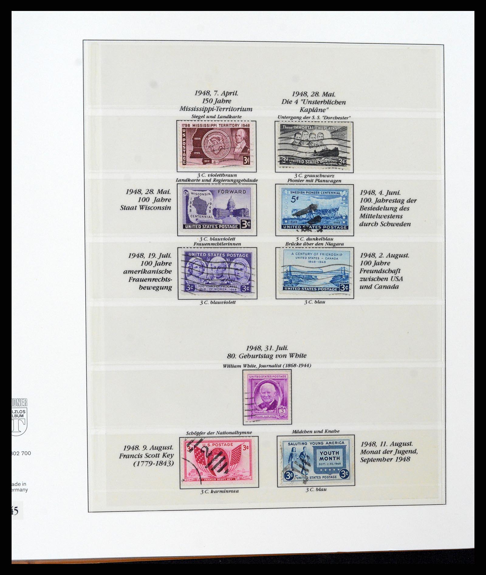 37653 115 - Stamp collection 37653 USA 1870-1954.