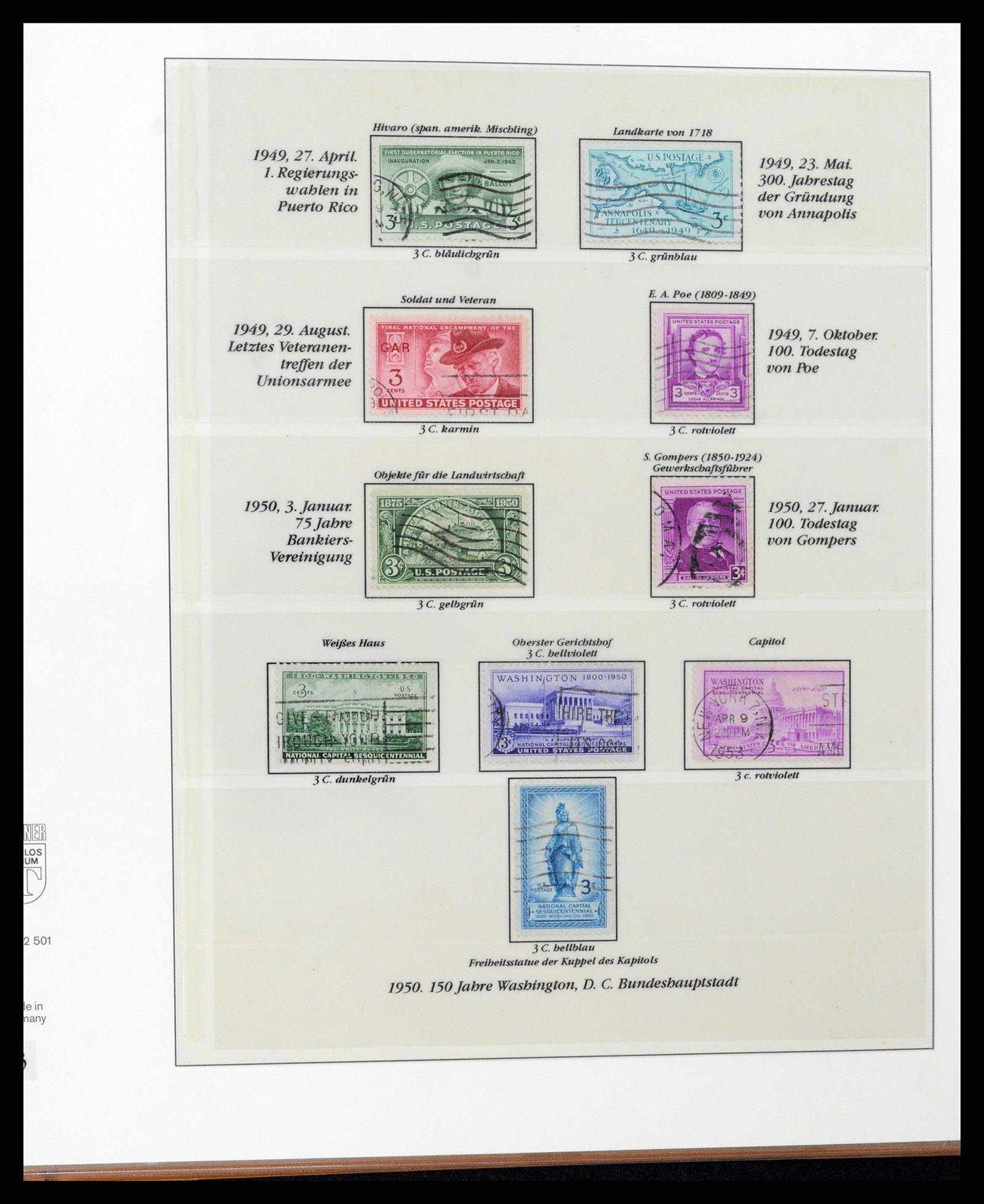 37653 120 - Stamp collection 37653 USA 1870-1954.