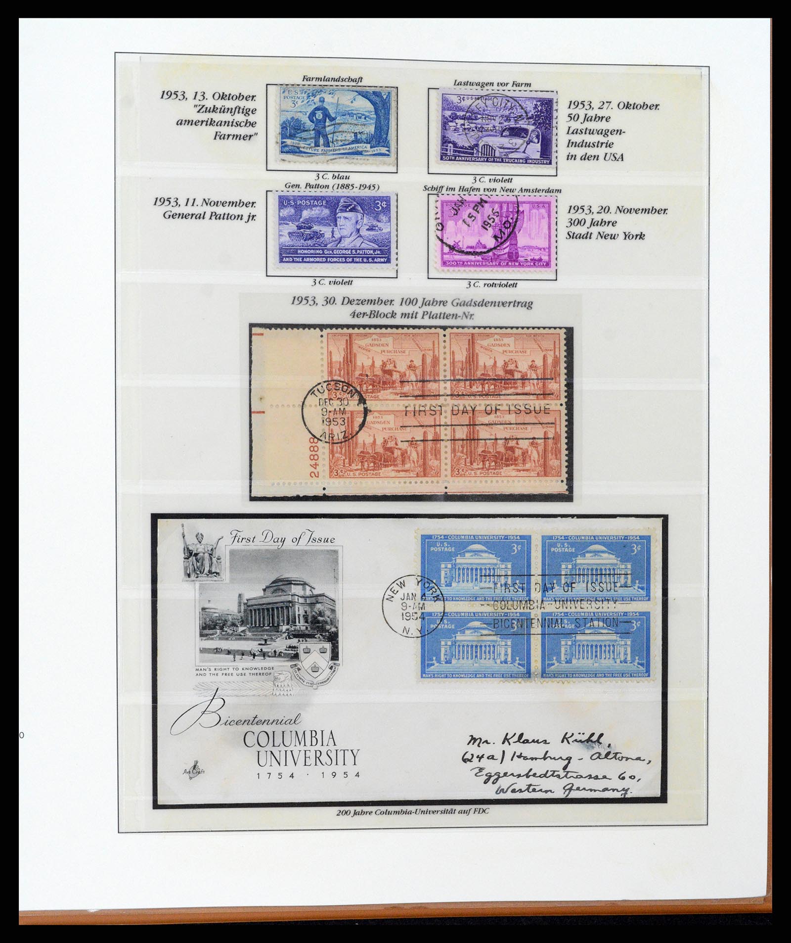 37653 128 - Stamp collection 37653 USA 1870-1954.