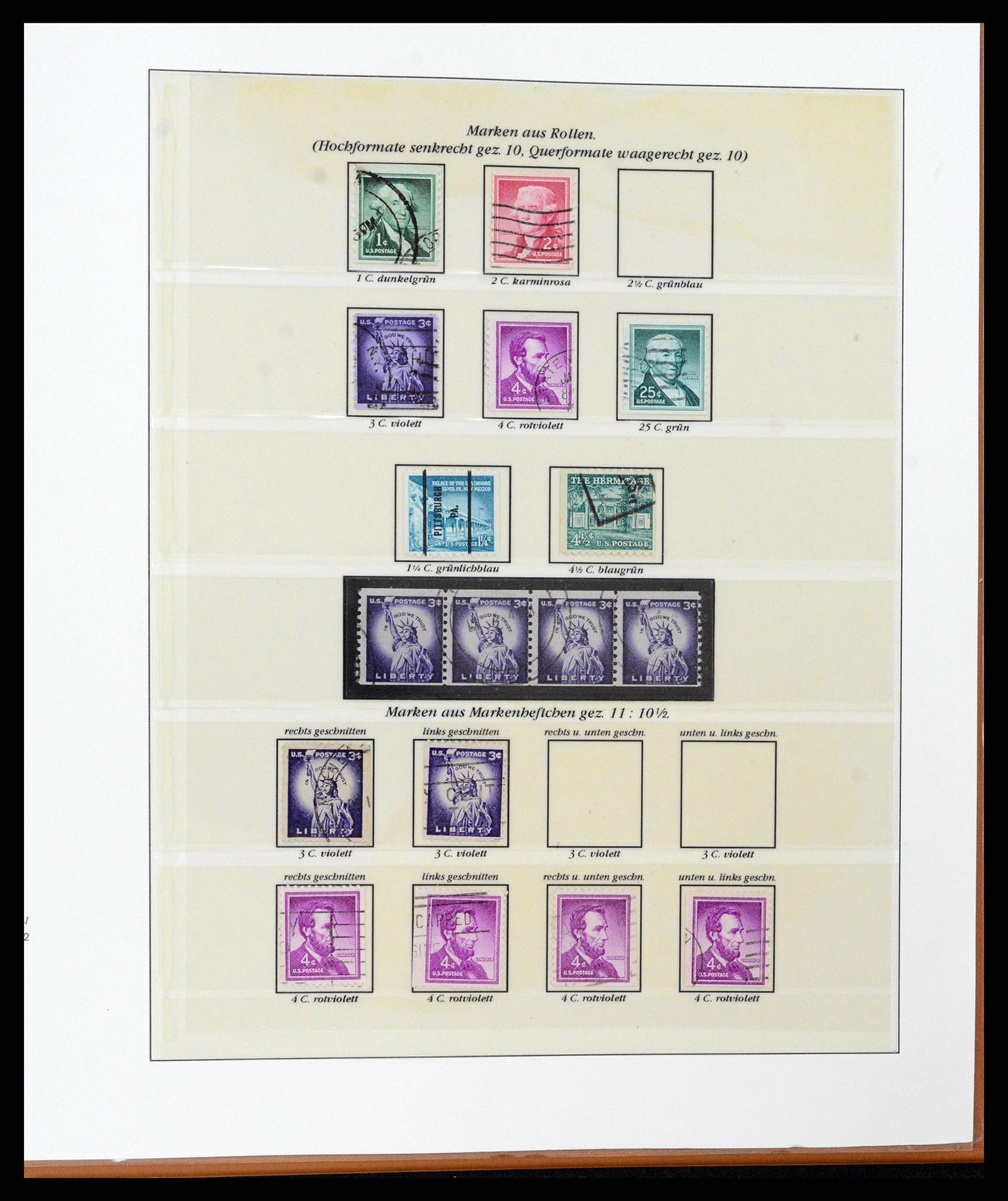 37653 130 - Stamp collection 37653 USA 1870-1954.