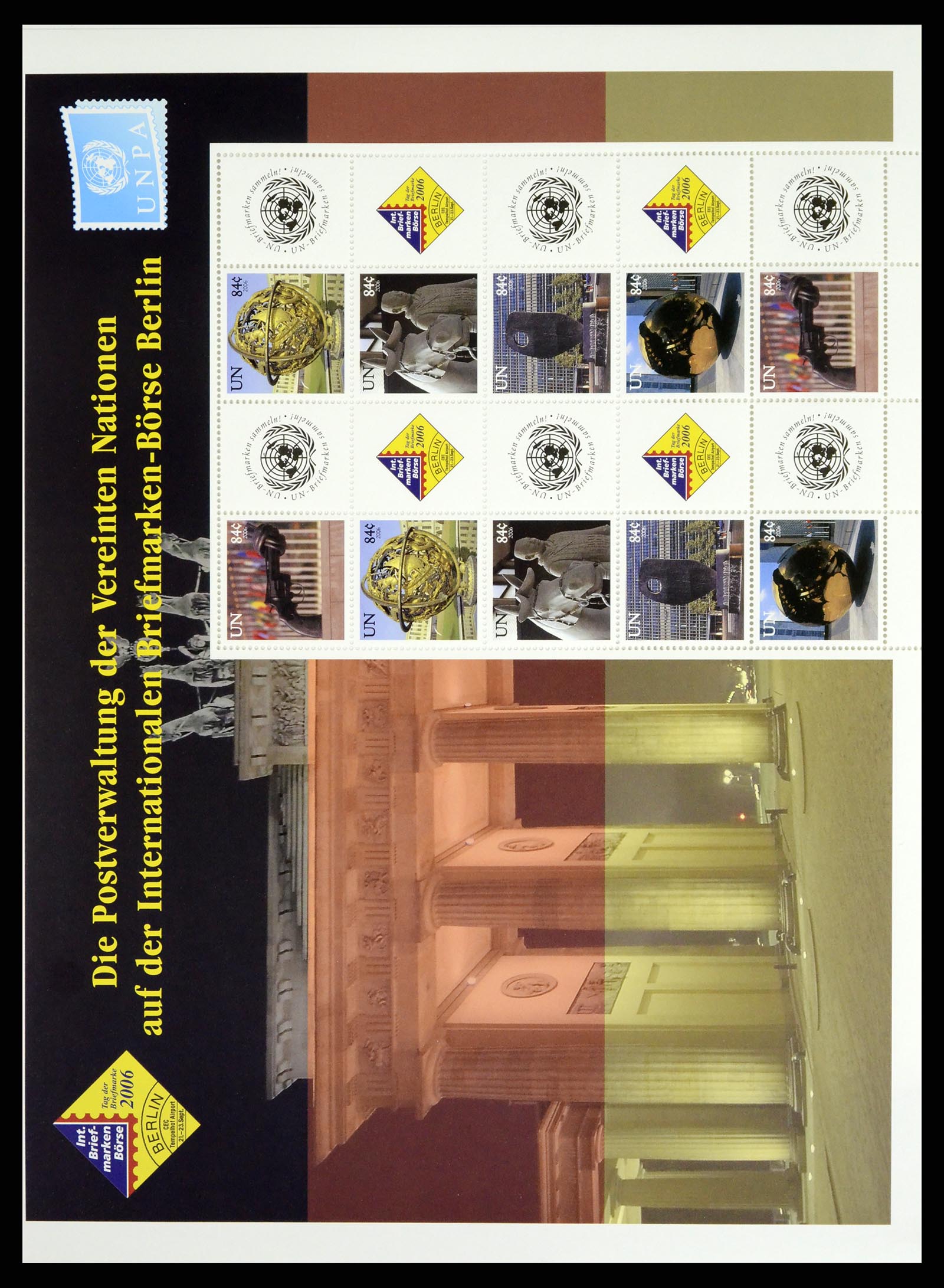 37654 002 - Stamp collection 37654 United Nations personal sheetlets 2006-2020!