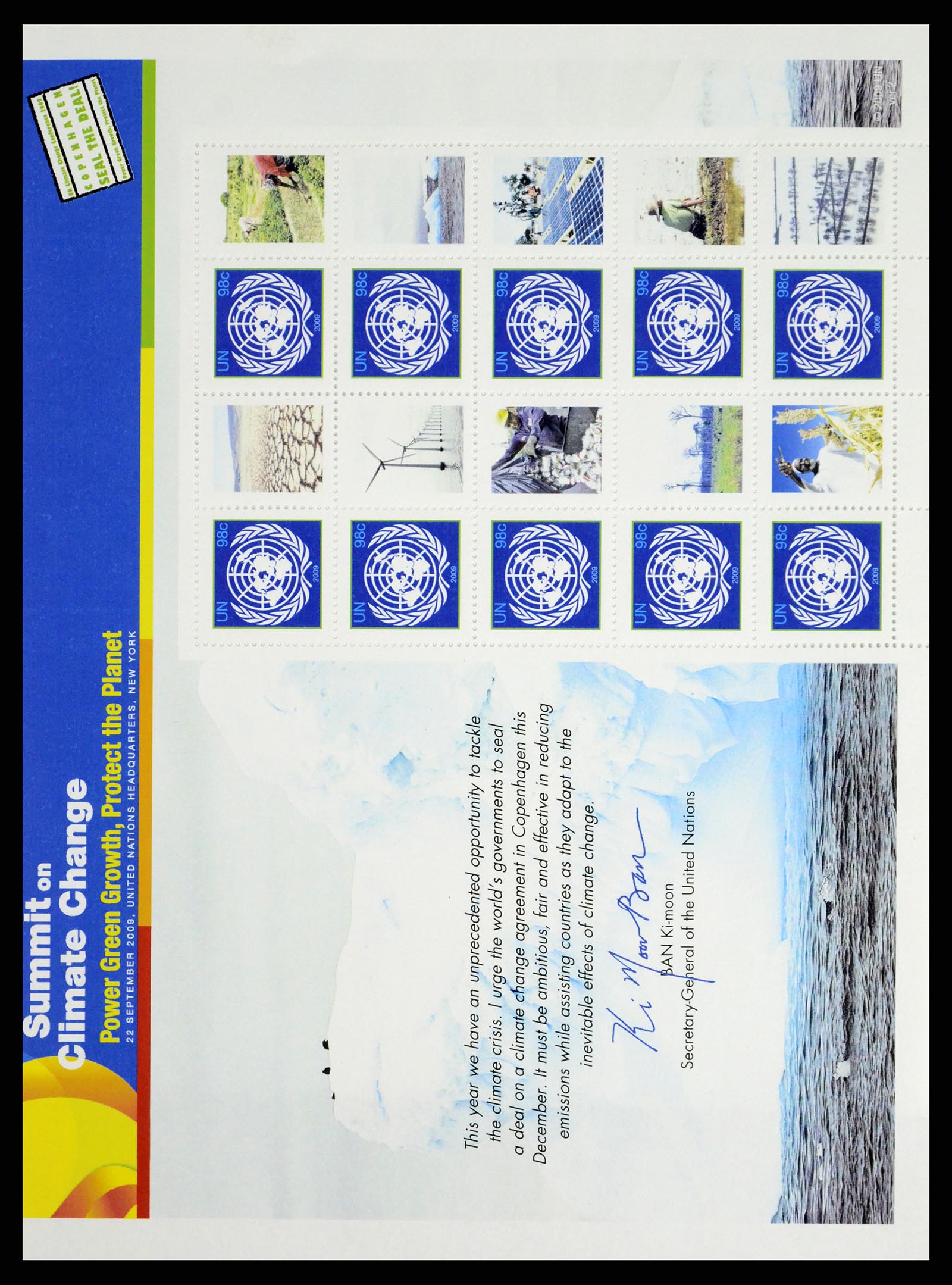 37654 006 - Stamp collection 37654 United Nations personal sheetlets 2006-2020!
