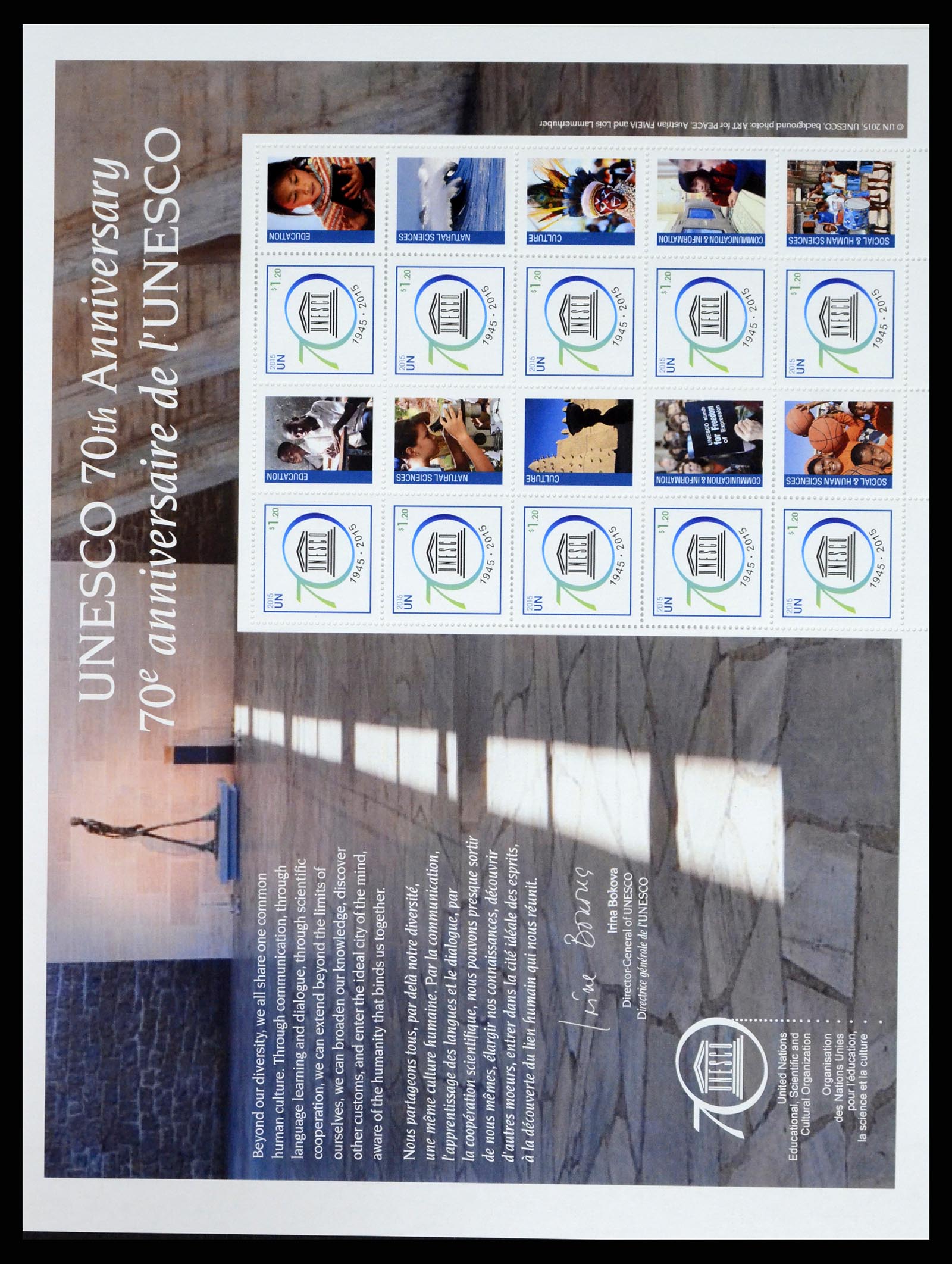 37654 020 - Stamp collection 37654 United Nations personal sheetlets 2006-2020!