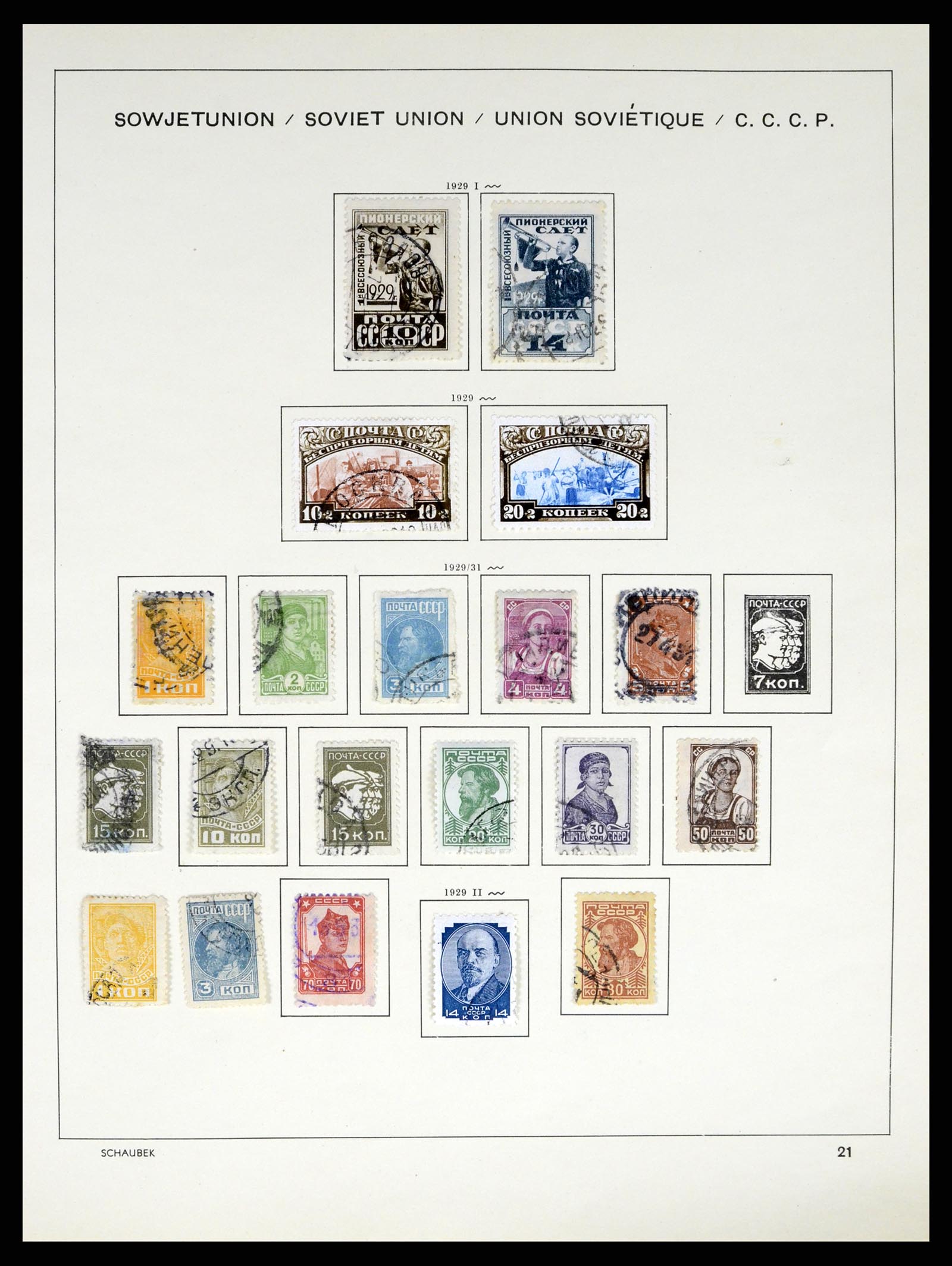 37655 044 - Postzegelverzameling 37655 Rusland 1858-1965.