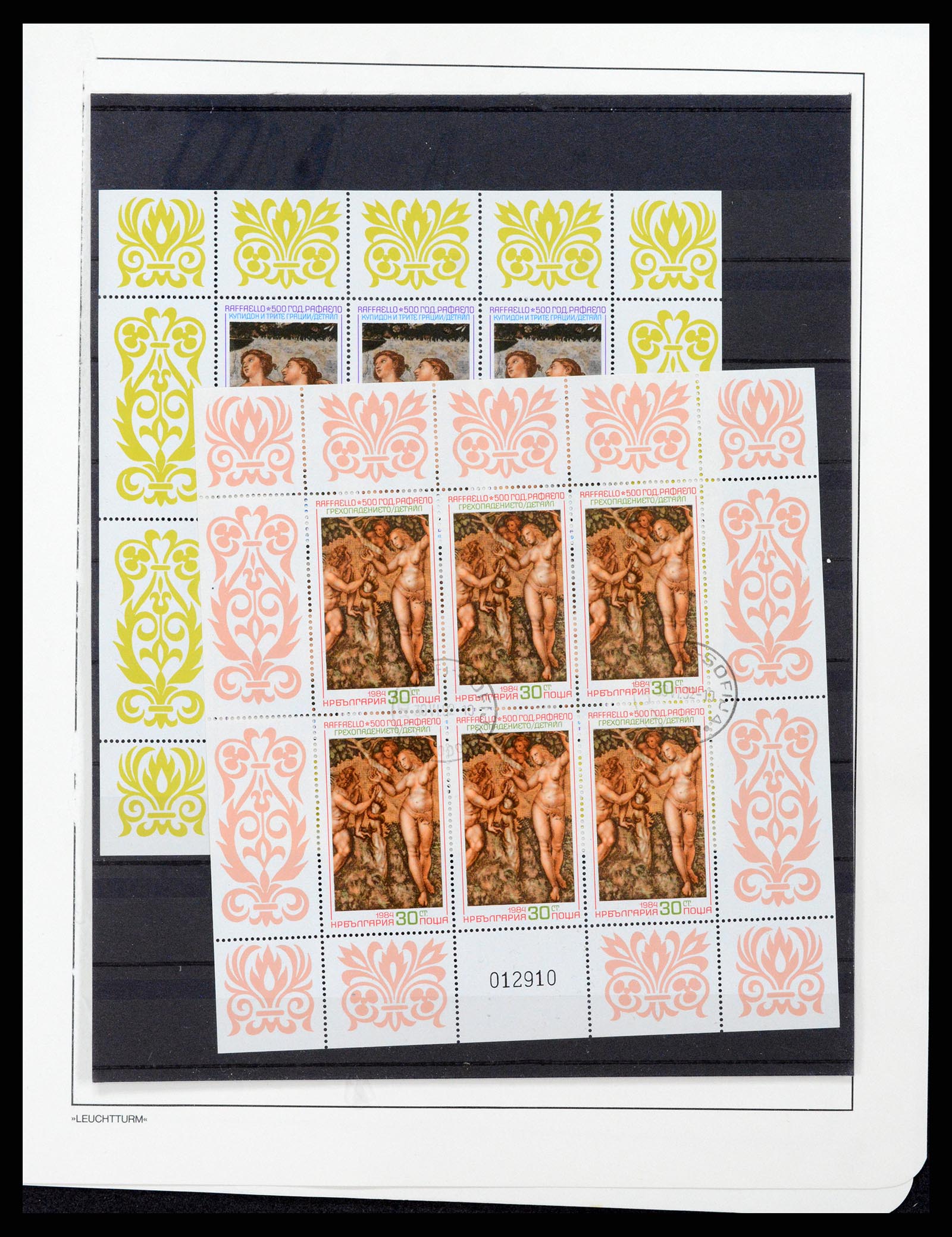 37656 029 - Postzegelverzameling 37656 Motief bloot 1900-1960.