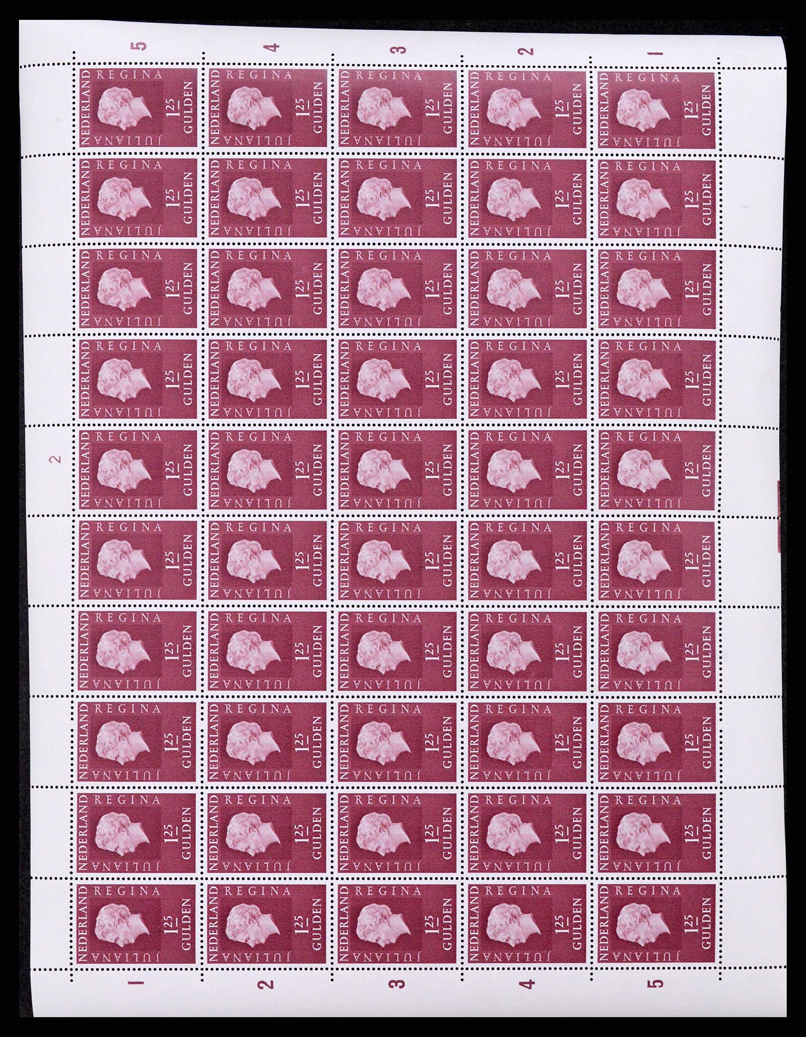 37658 002 - Postzegelverzameling 37658 Nederland Juliana Regina 1969-1972.