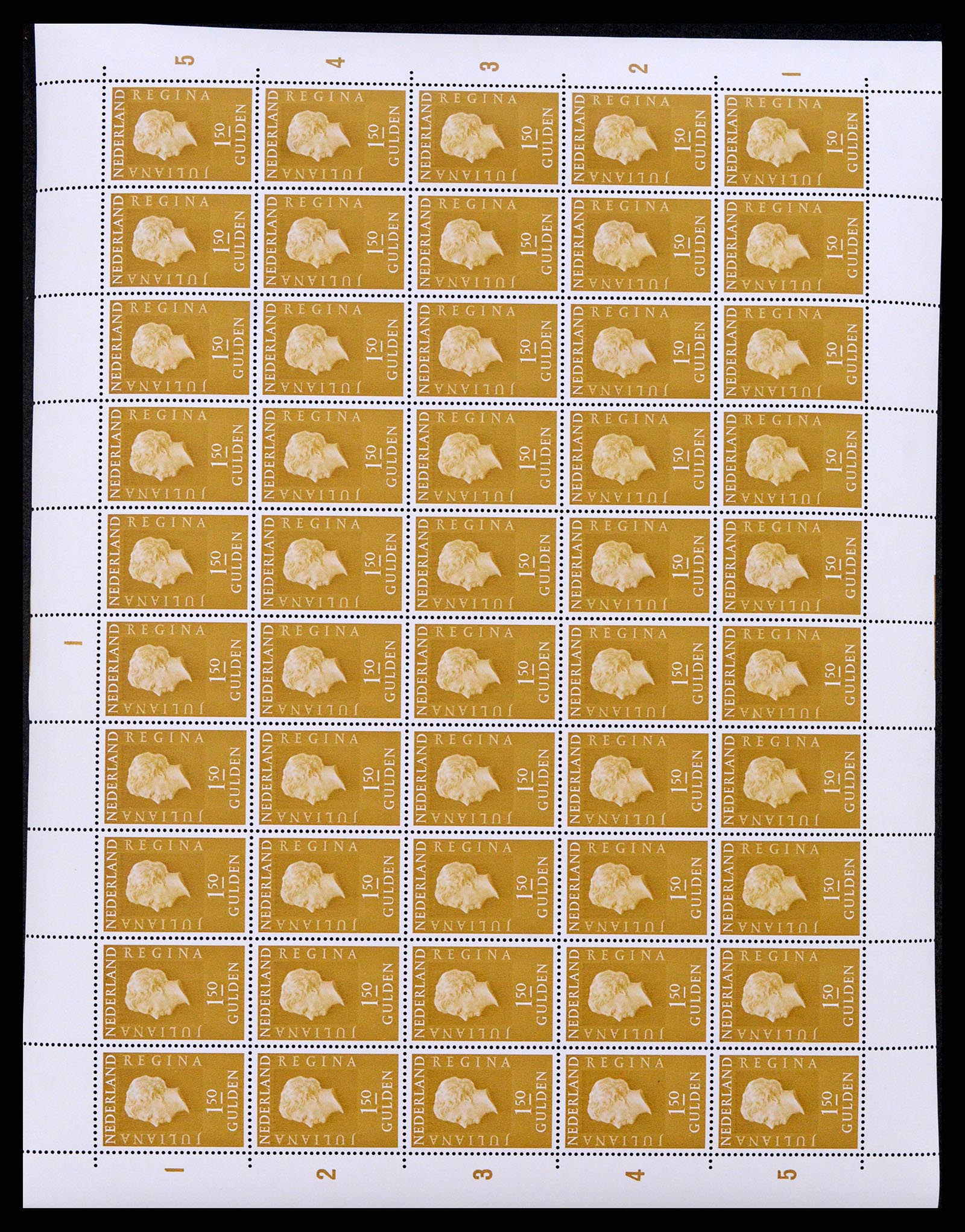 37658 003 - Postzegelverzameling 37658 Nederland Juliana Regina 1969-1972.