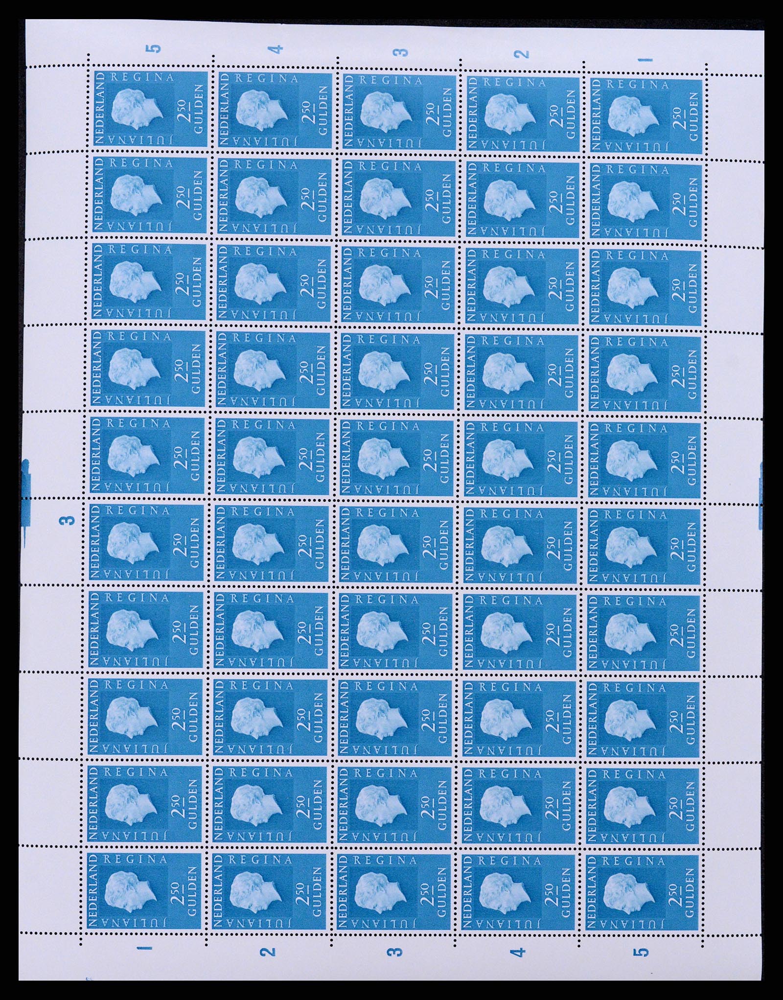 37658 005 - Postzegelverzameling 37658 Nederland Juliana Regina 1969-1972.