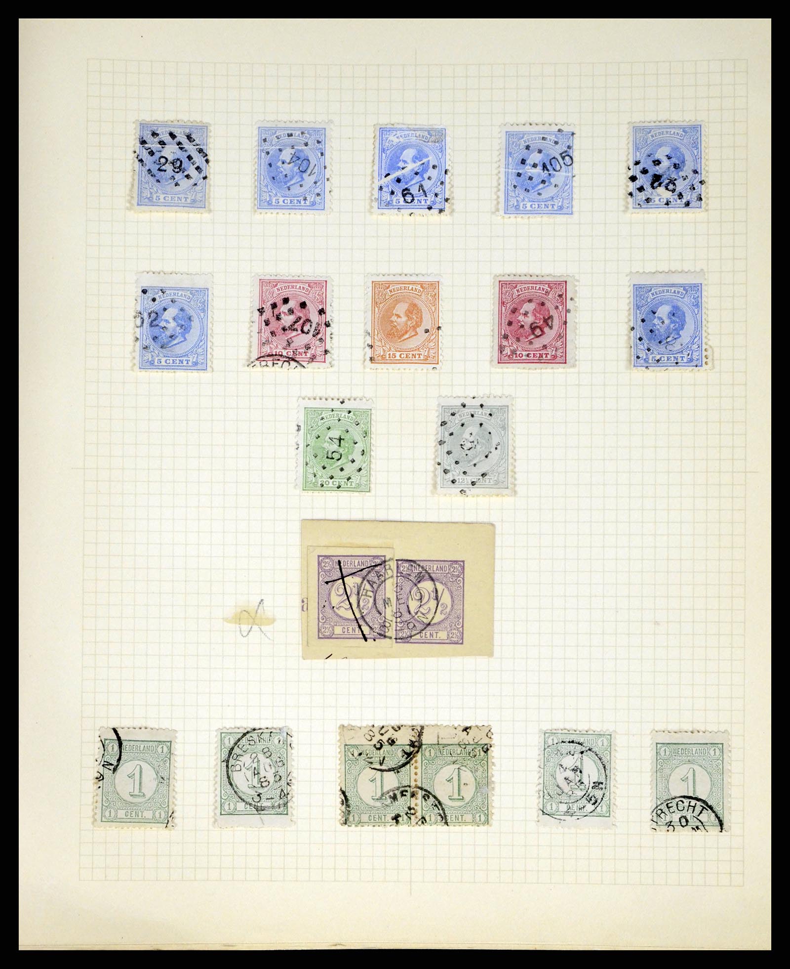 37660 023 - Stamp collection 37660 Netherlands issue 1872.