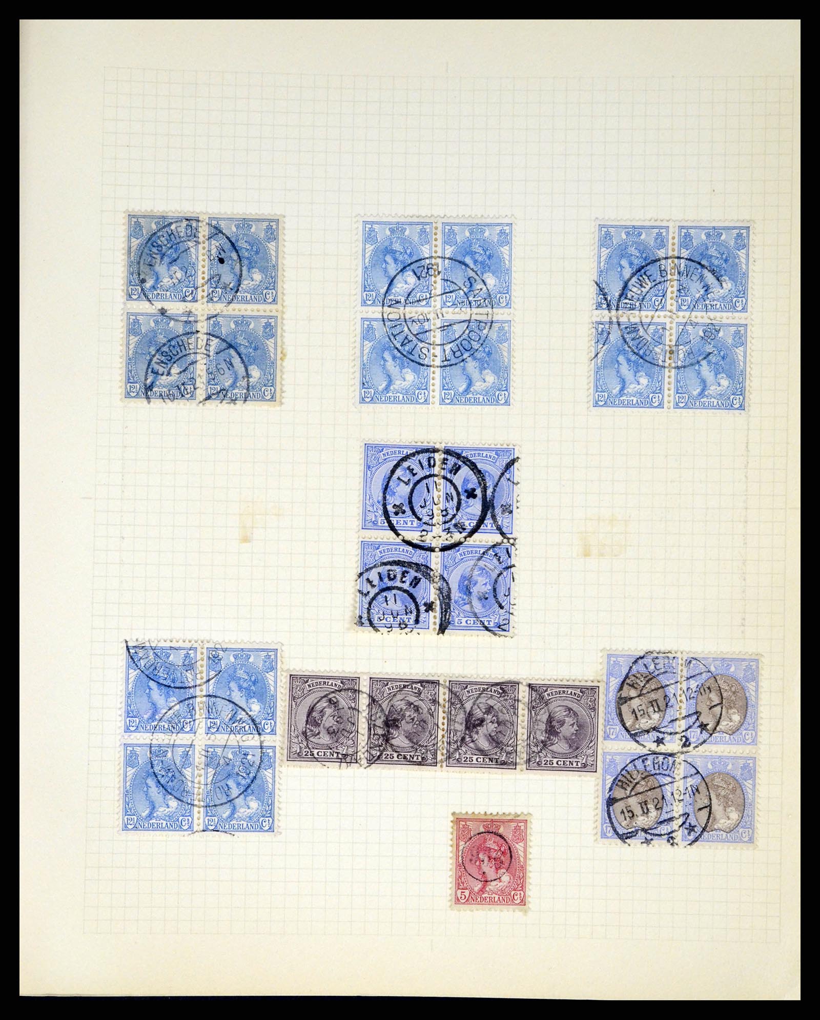 37660 027 - Stamp collection 37660 Netherlands issue 1872.