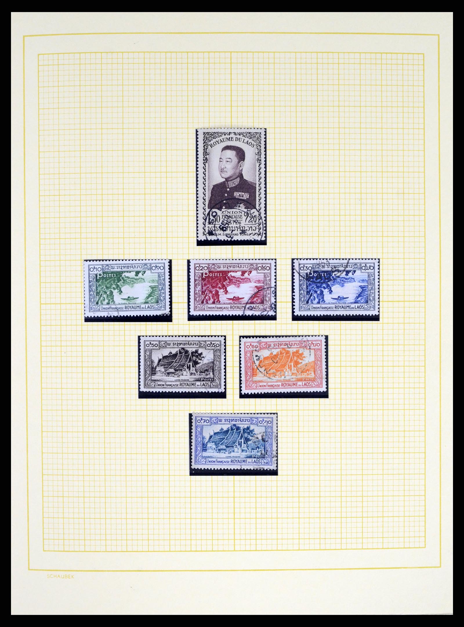 37664 001 - Postzegelverzameling 37664 Laos 1951-2002.