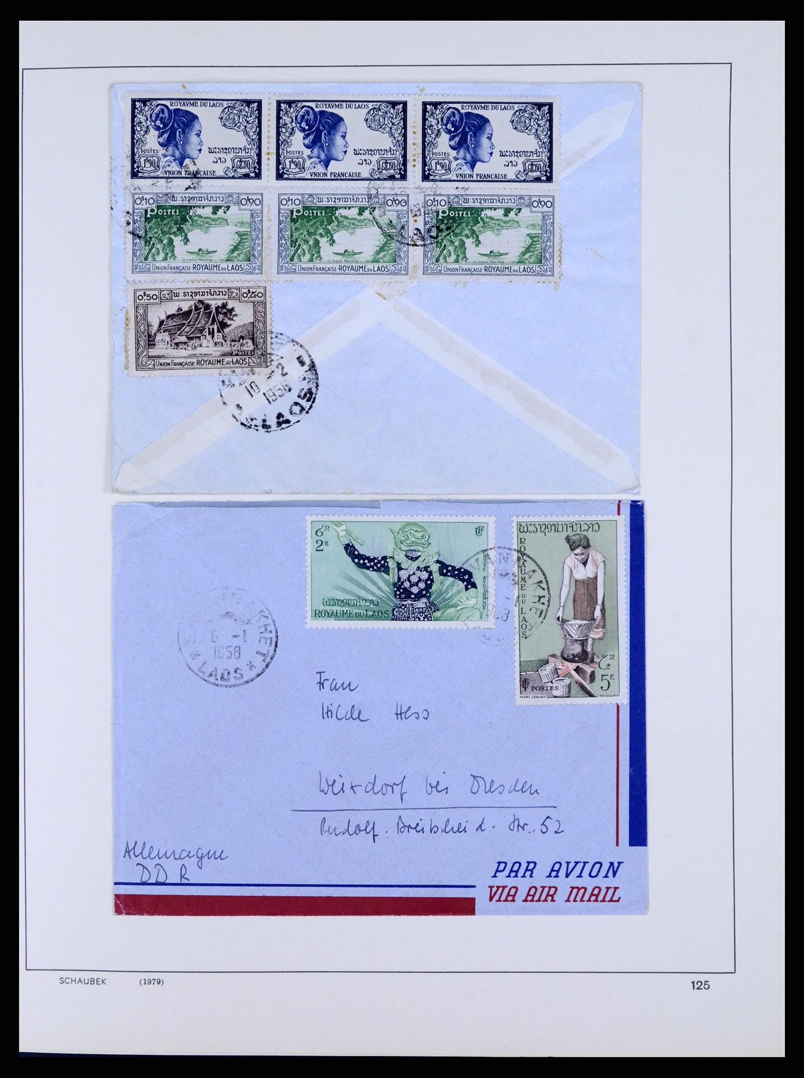 37664 014 - Postzegelverzameling 37664 Laos 1951-2002.