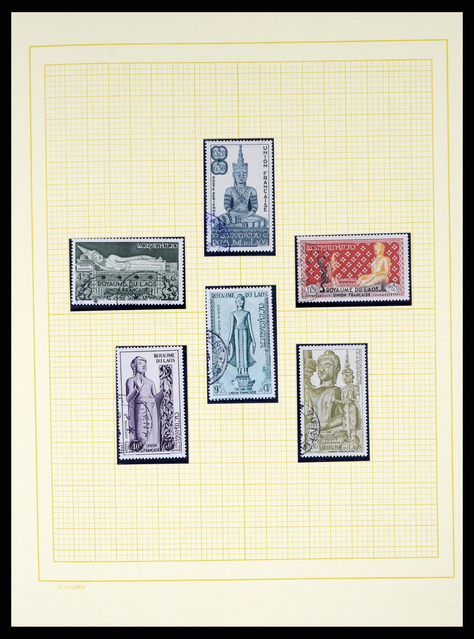 37664 019 - Postzegelverzameling 37664 Laos 1951-2002.