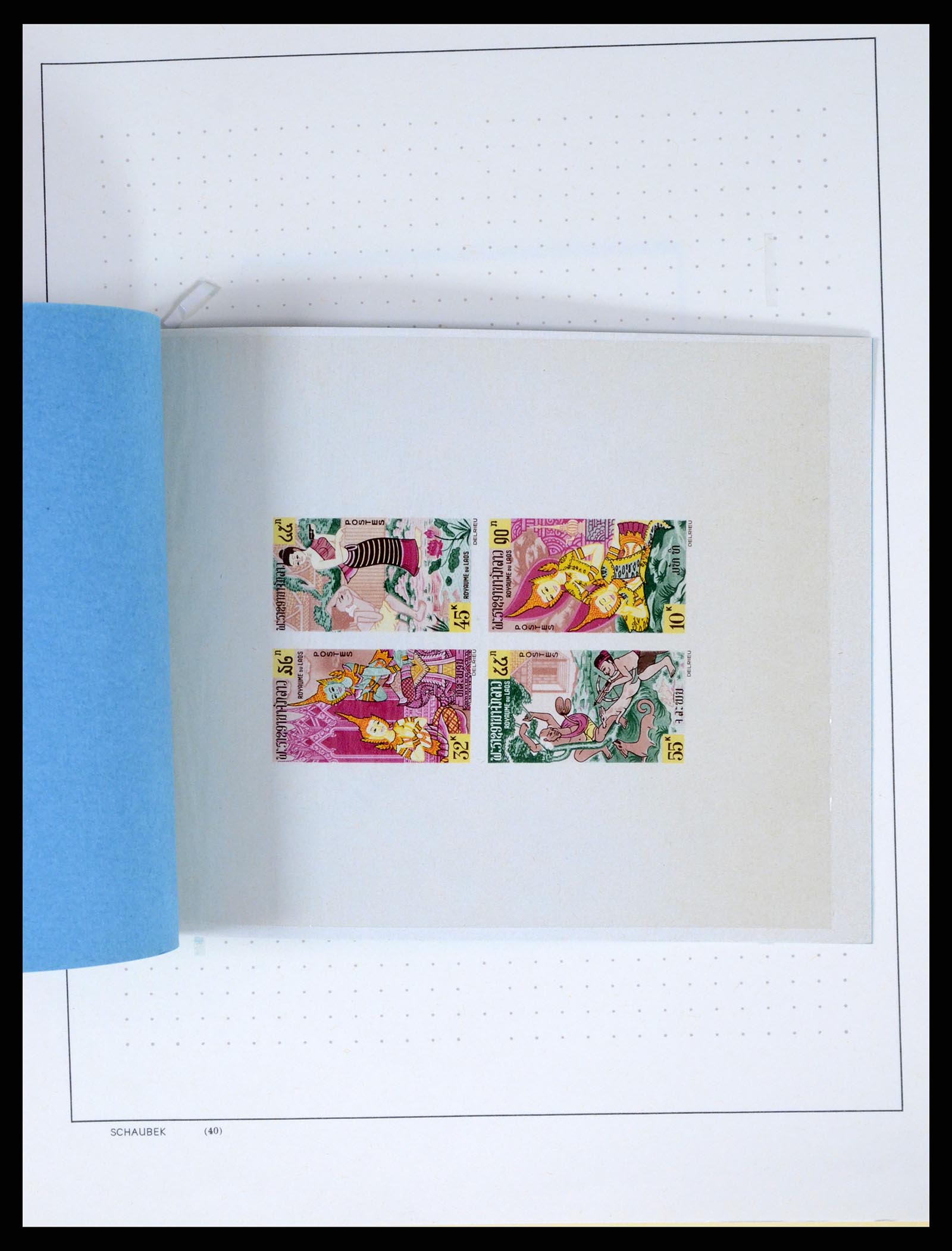 37664 044 - Postzegelverzameling 37664 Laos 1951-2002.