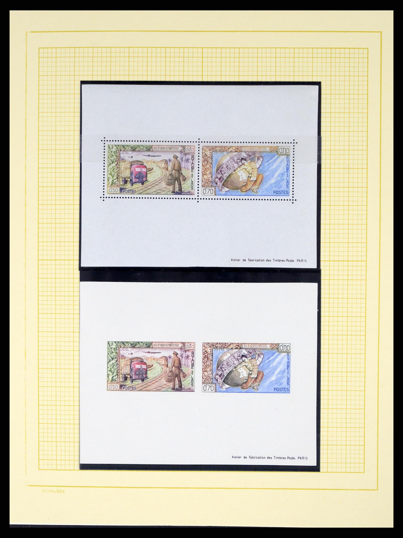 37664 047 - Postzegelverzameling 37664 Laos 1951-2002.