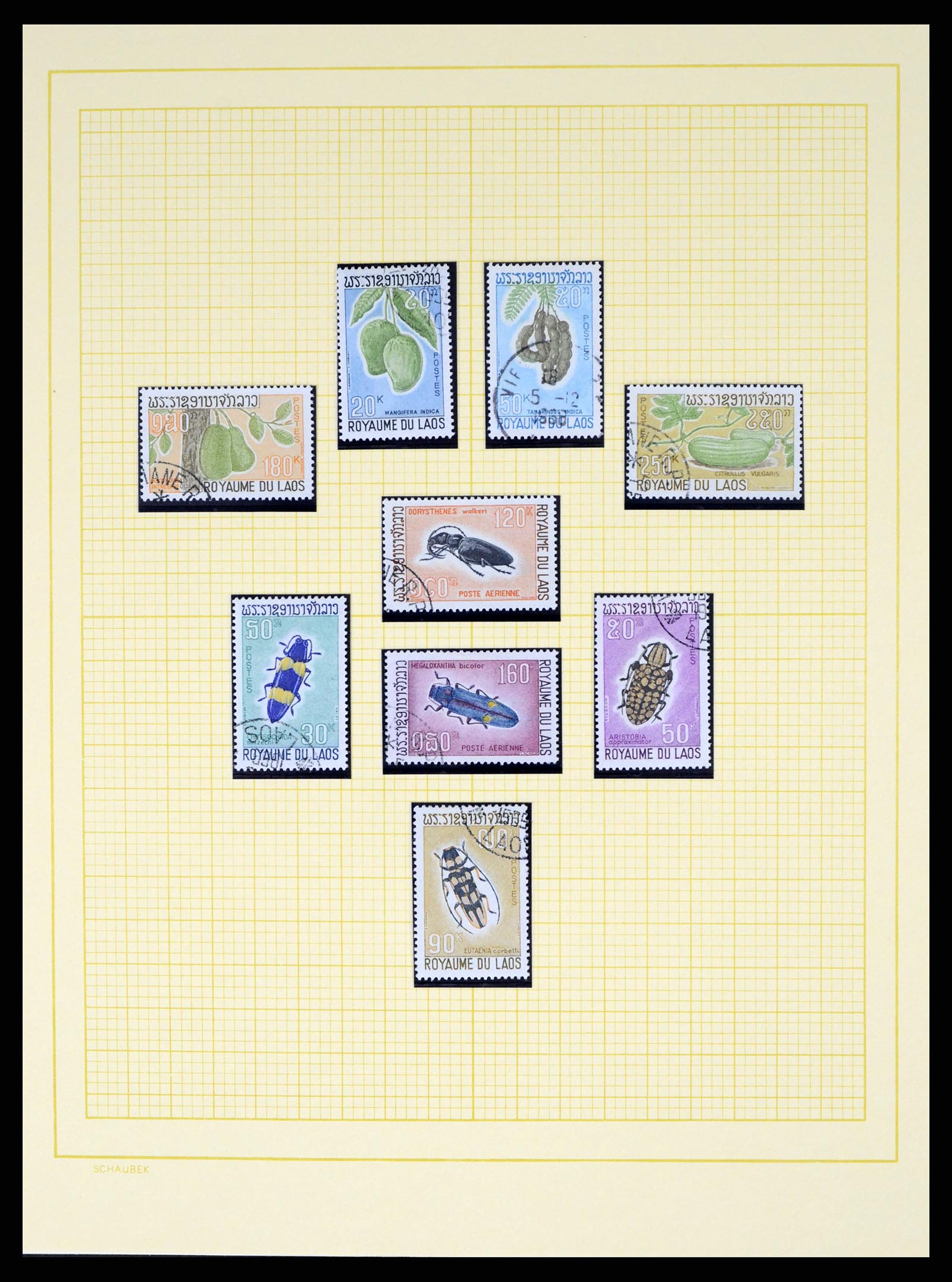 37664 081 - Postzegelverzameling 37664 Laos 1951-2002.