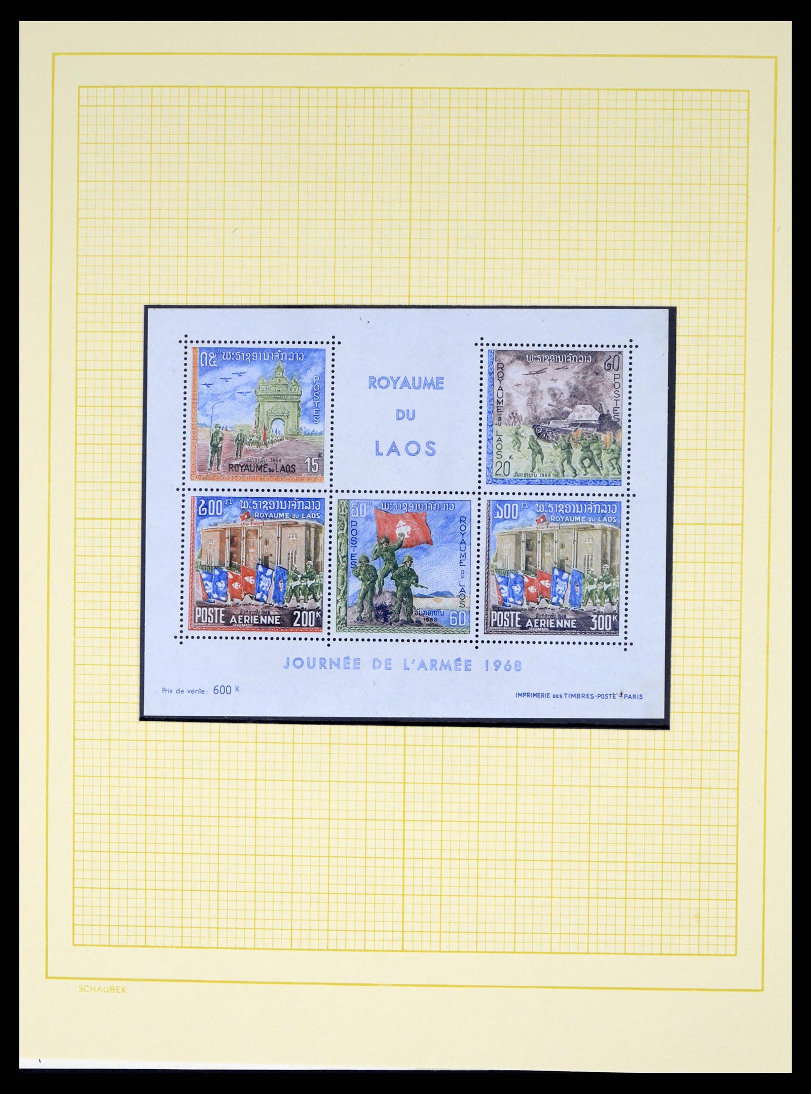 37664 083 - Postzegelverzameling 37664 Laos 1951-2002.