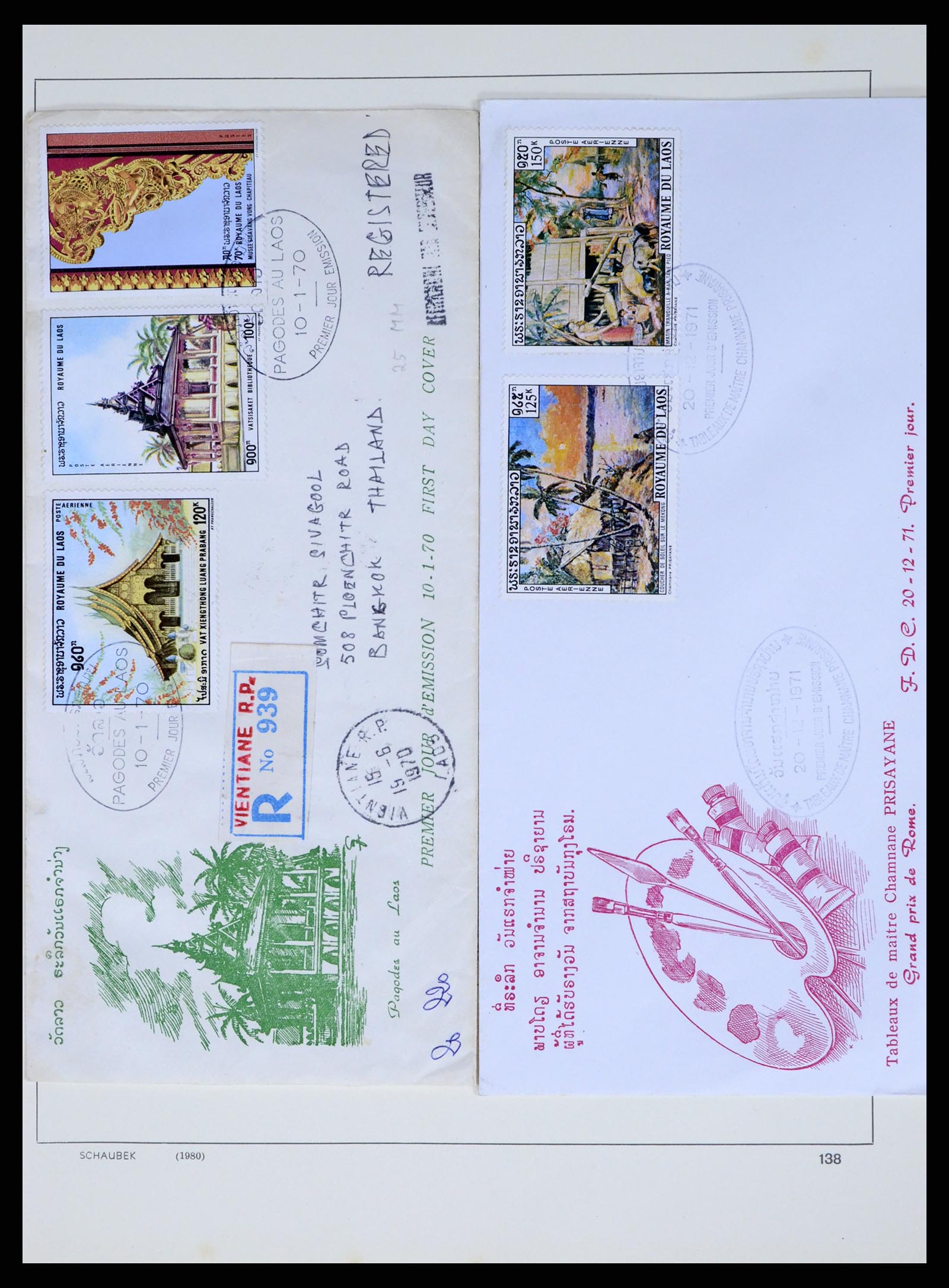 37664 091 - Postzegelverzameling 37664 Laos 1951-2002.