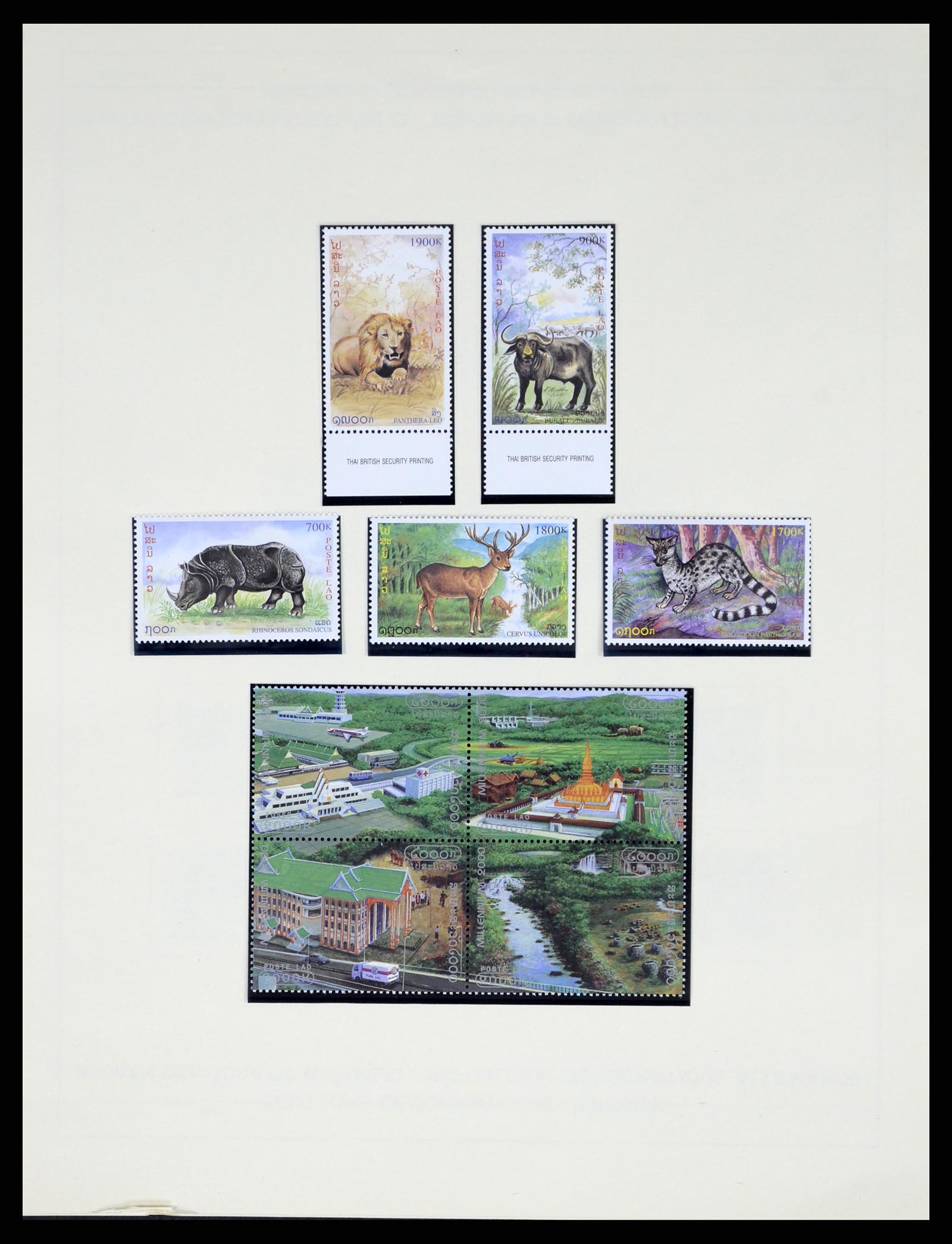 37664 366 - Postzegelverzameling 37664 Laos 1951-2002.