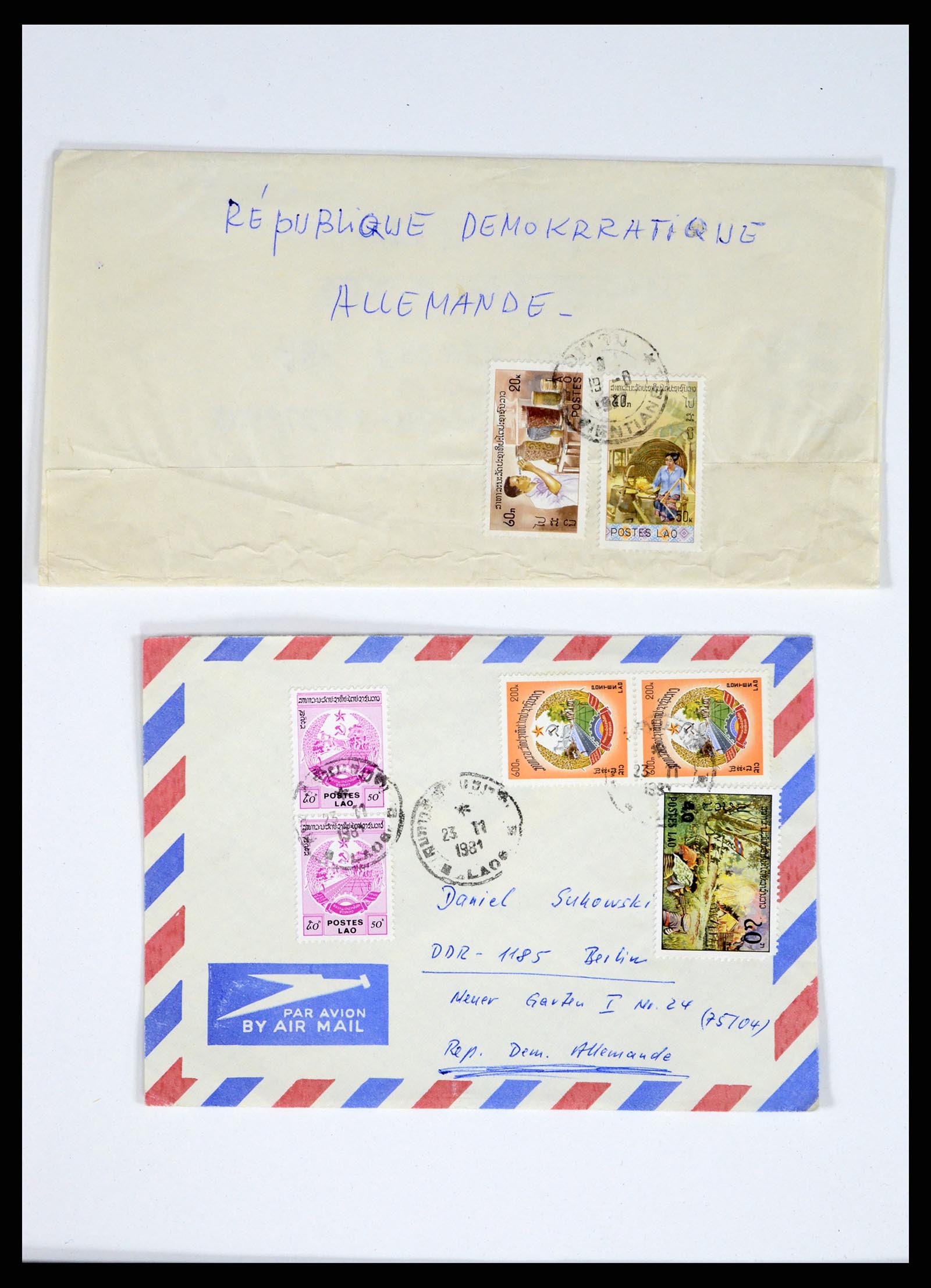 37664 381 - Postzegelverzameling 37664 Laos 1951-2002.