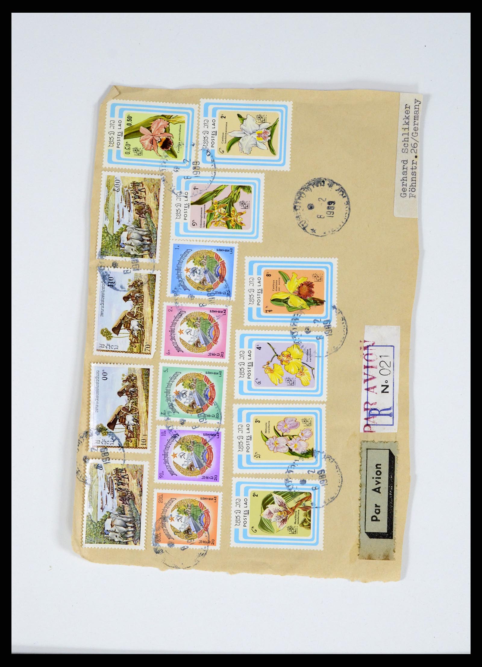 37664 384 - Postzegelverzameling 37664 Laos 1951-2002.