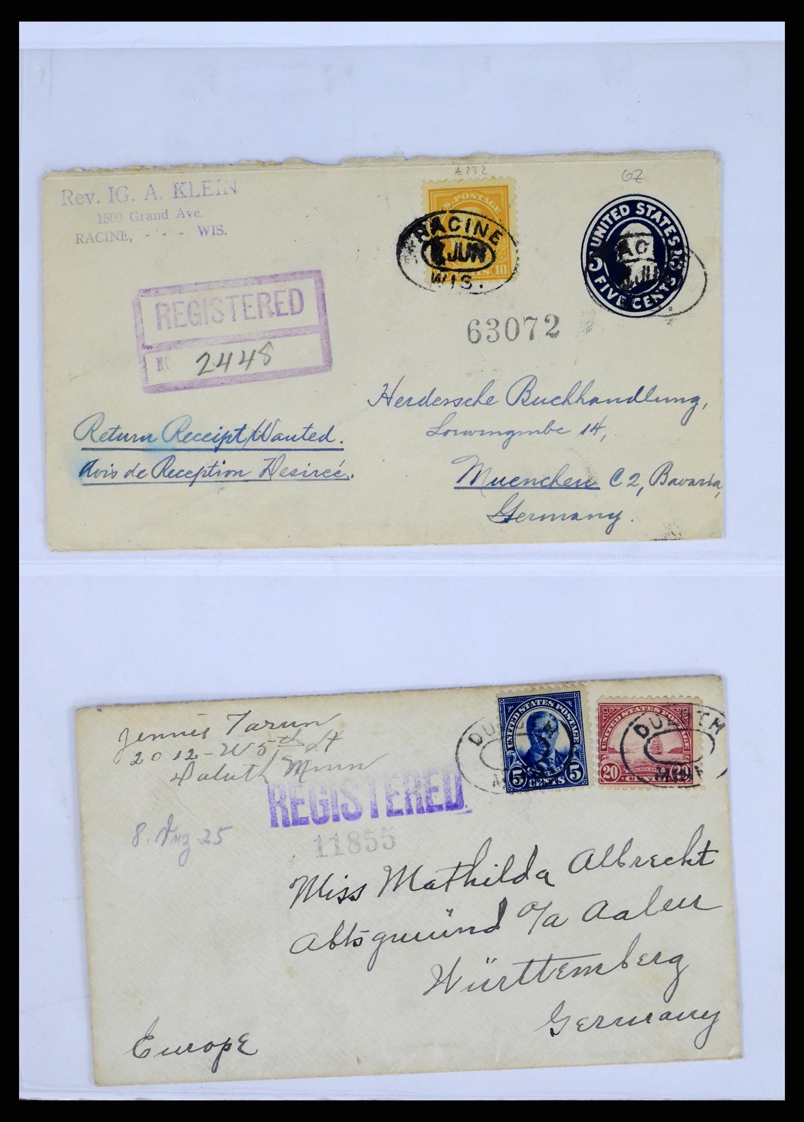 37668 015 - Postzegelverzameling 37668 USA Christmas seals op brief 1908-2009.