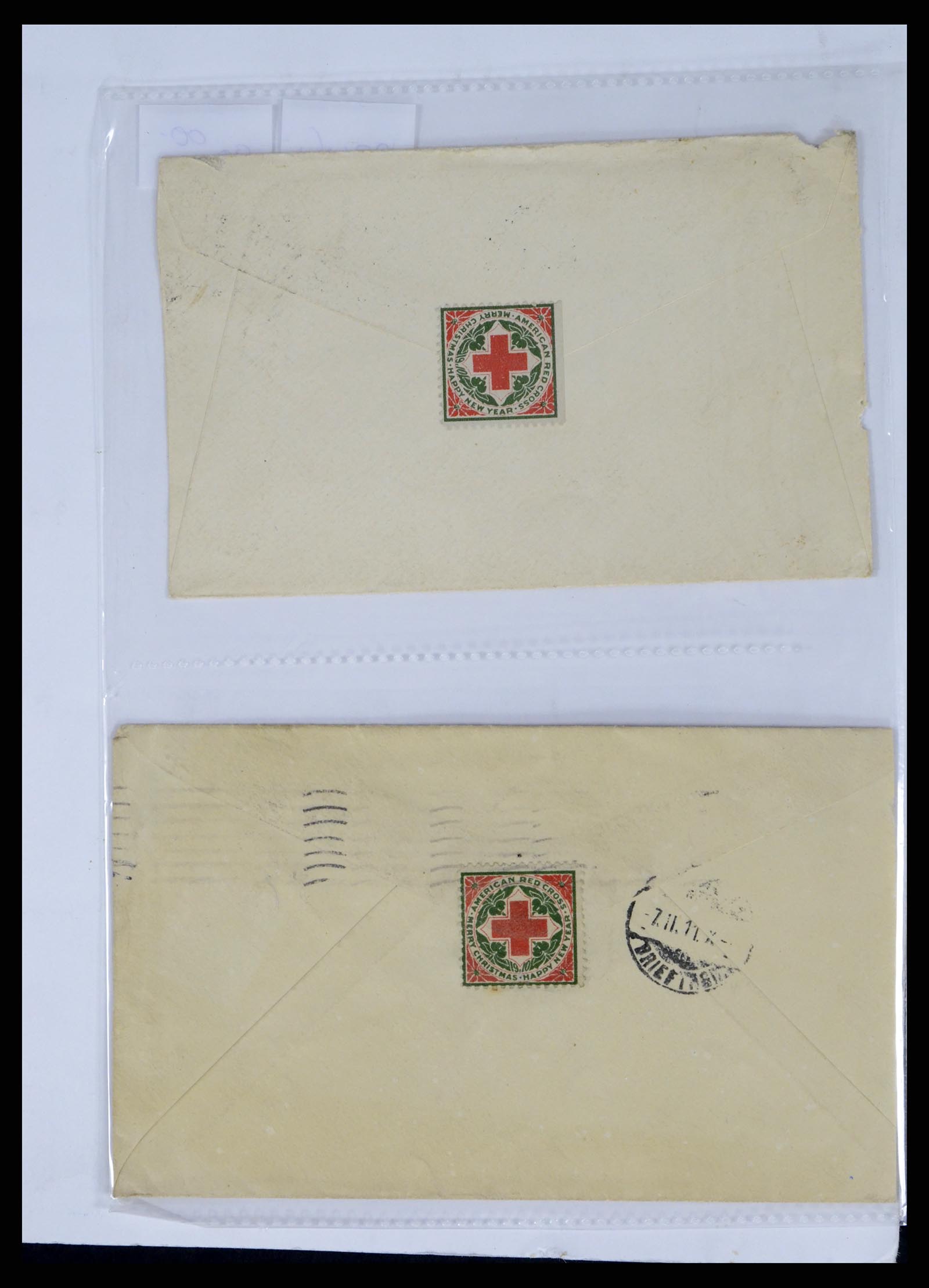 37668 066 - Stamp collection 37668 USA Christmas seals on cover 1908-2009.
