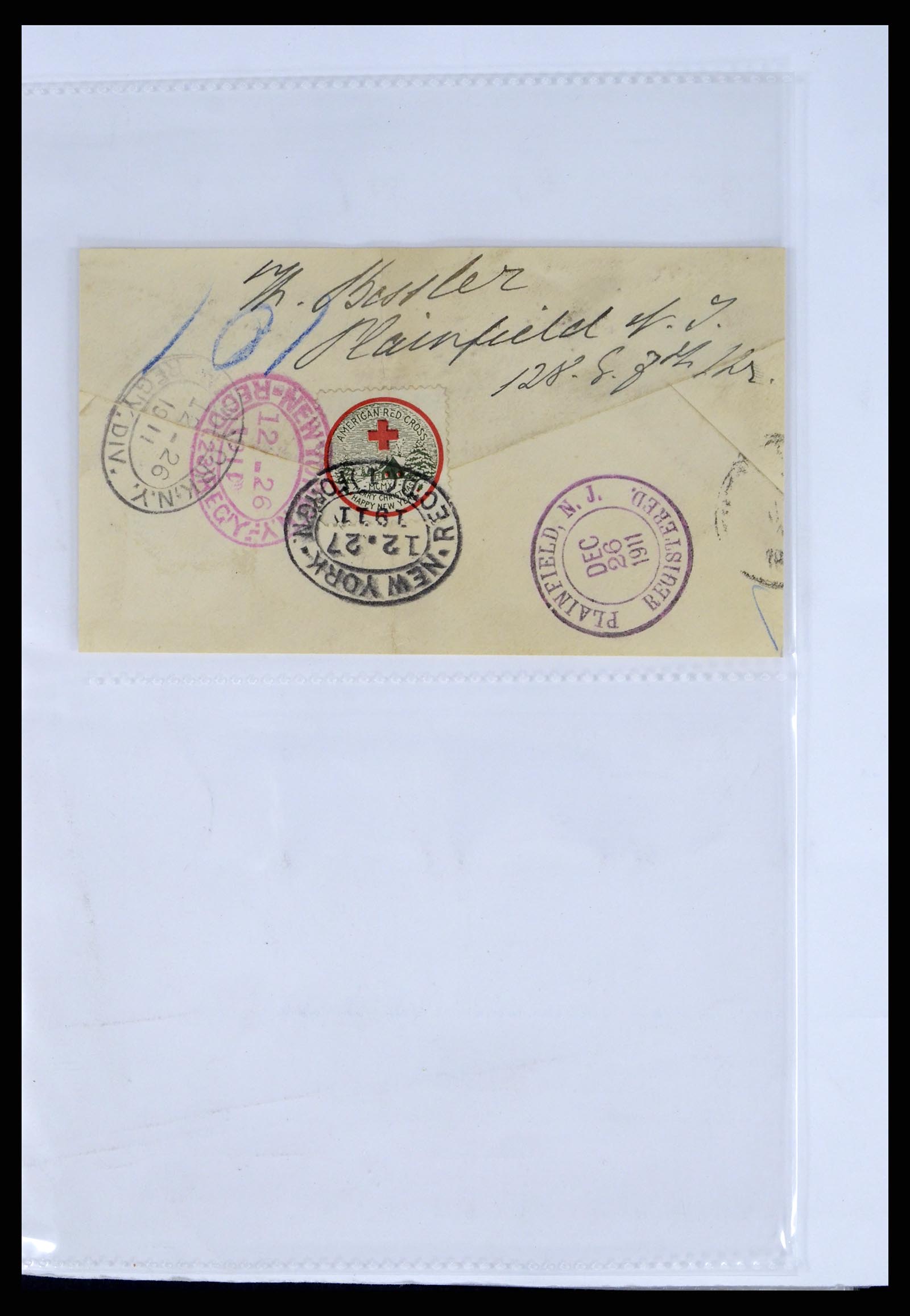 37668 067 - Stamp collection 37668 USA Christmas seals on cover 1908-2009.