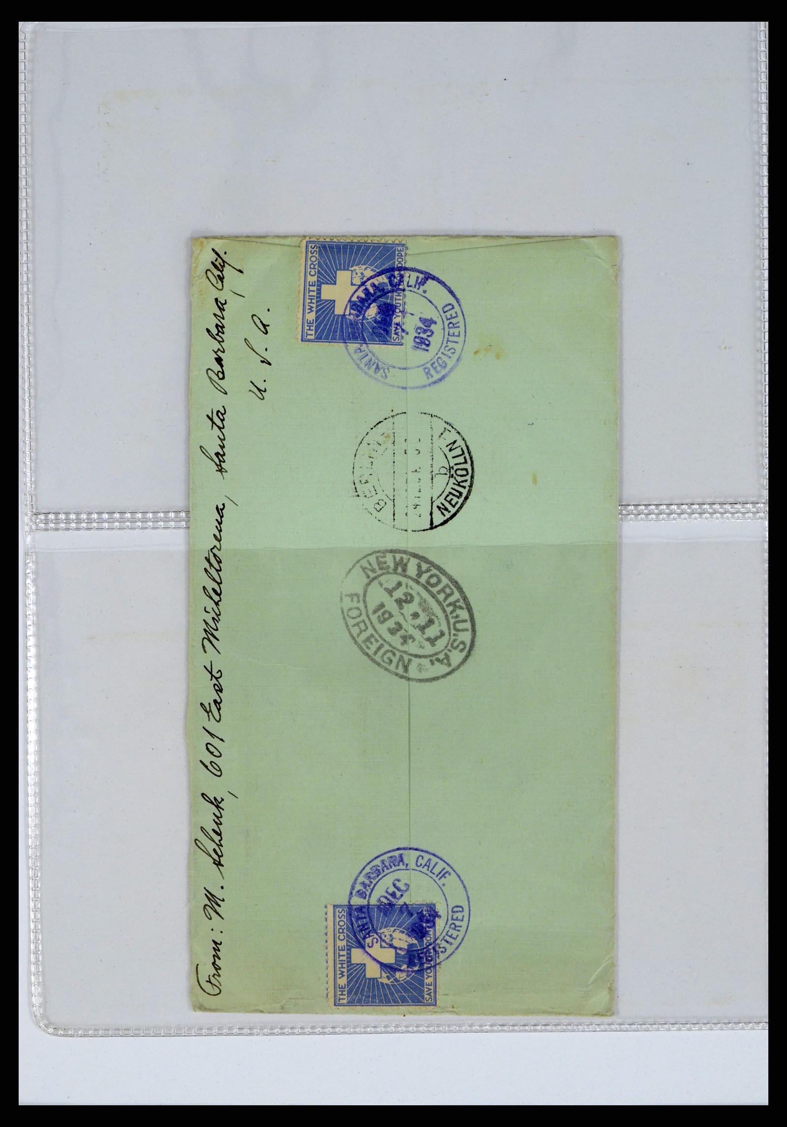 37668 221 - Stamp collection 37668 USA Christmas seals on cover 1908-2009.