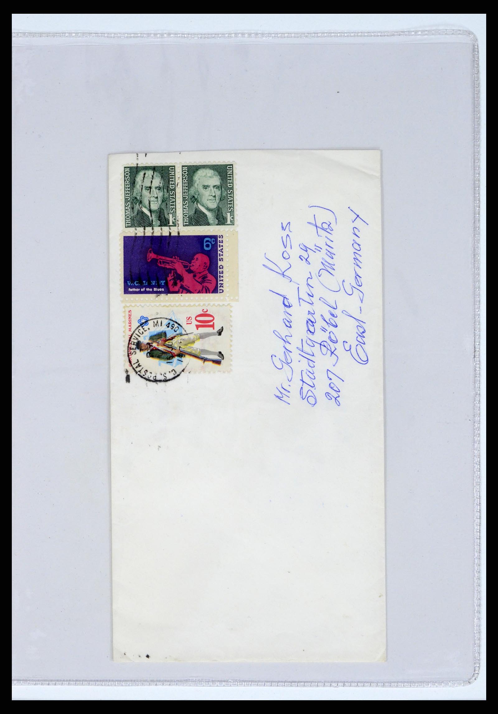 37668 238 - Stamp collection 37668 USA Christmas seals on cover 1908-2009.