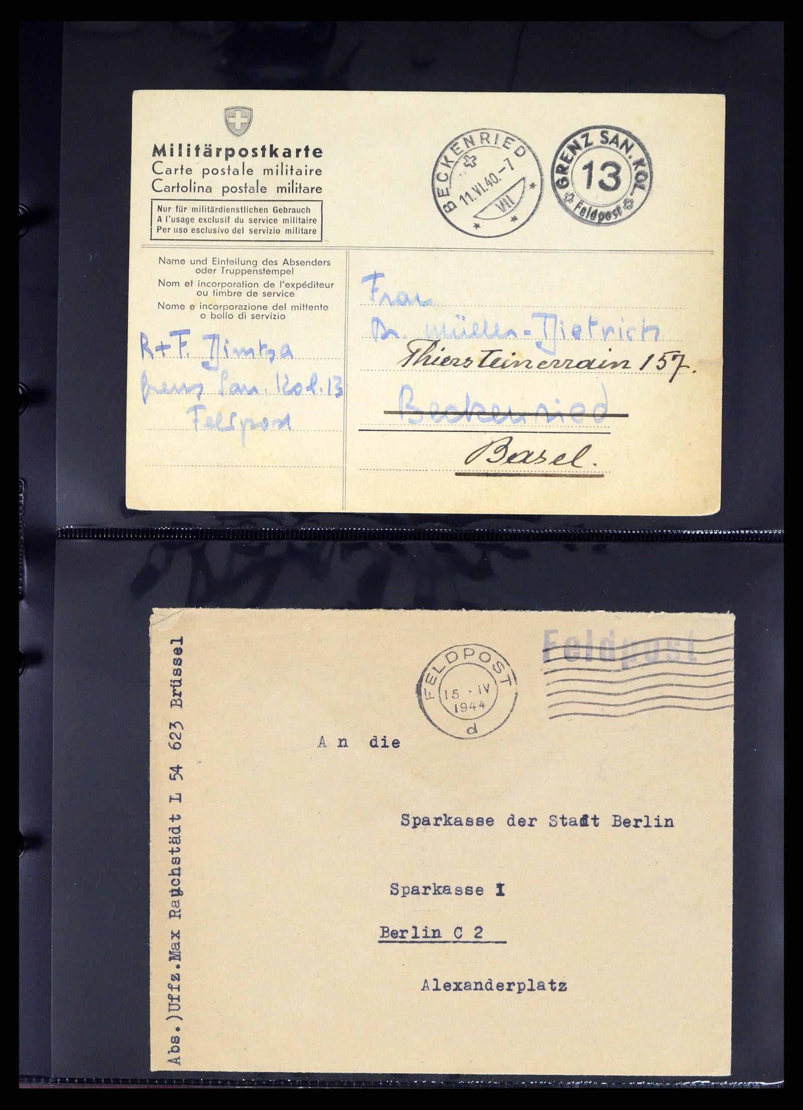 37669 005 - Postzegelverzameling 37669 Motief leger 1870-1990.