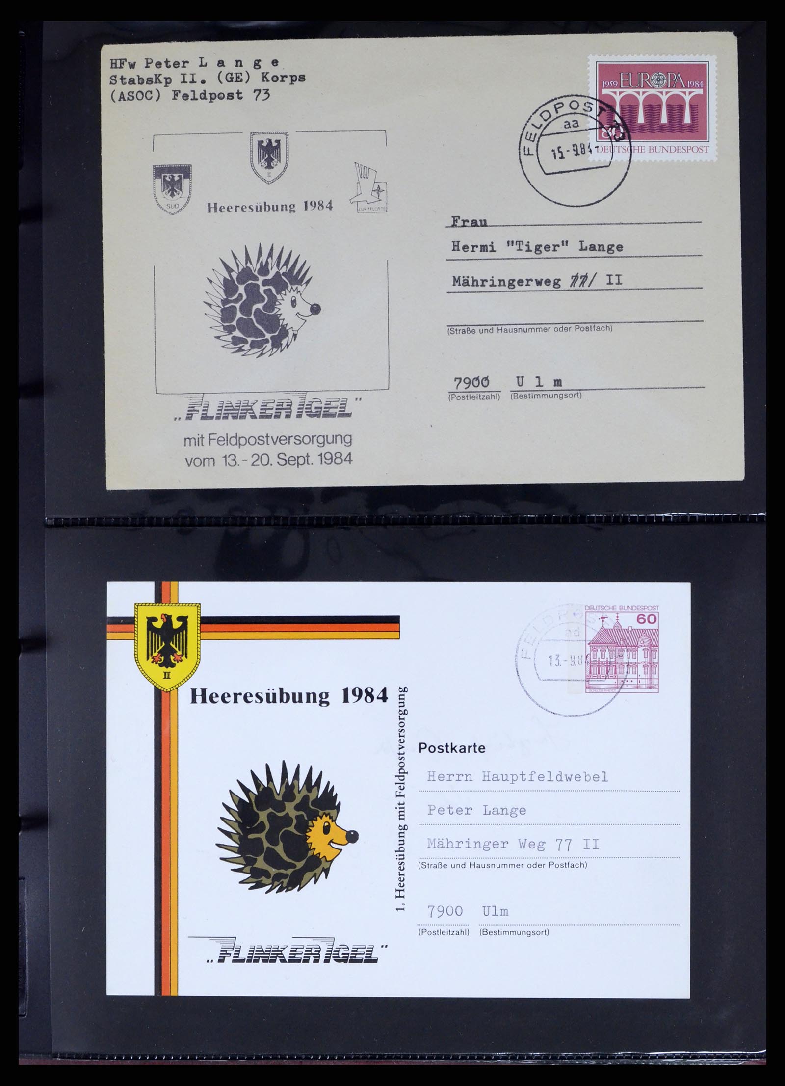 37669 007 - Postzegelverzameling 37669 Motief leger 1870-1990.