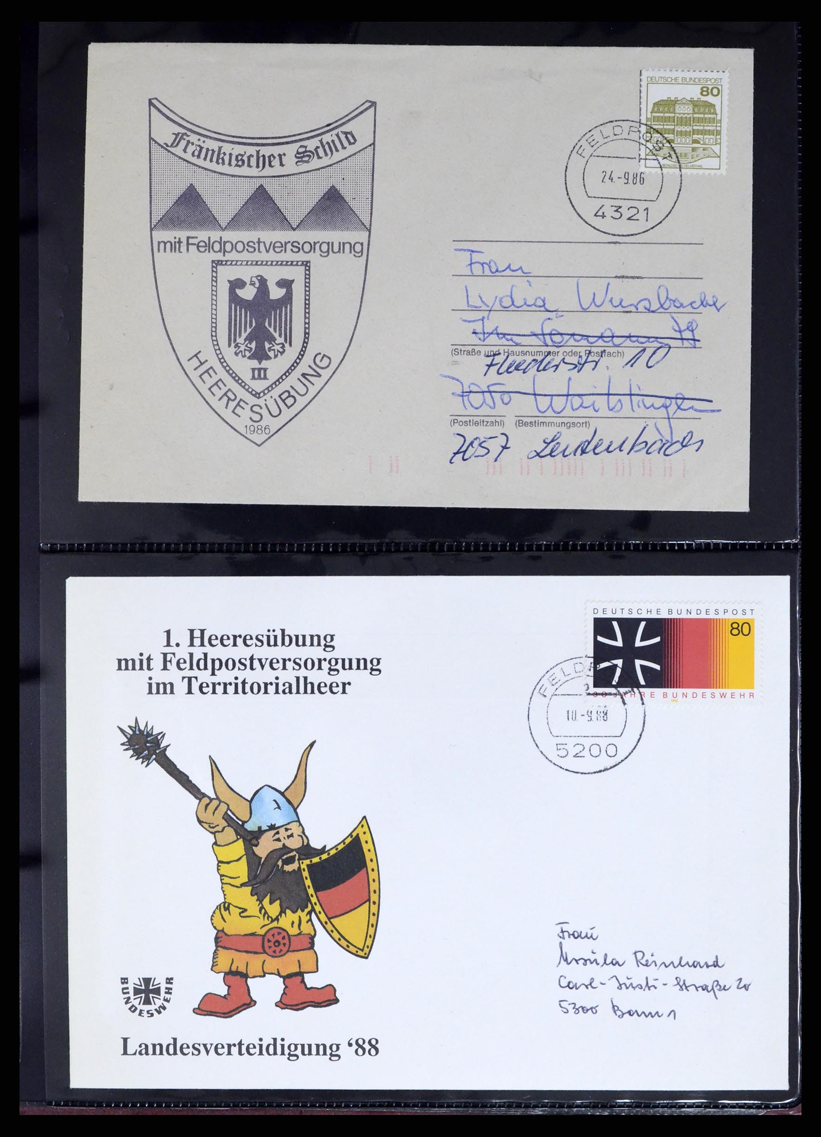 37669 009 - Postzegelverzameling 37669 Motief leger 1870-1990.