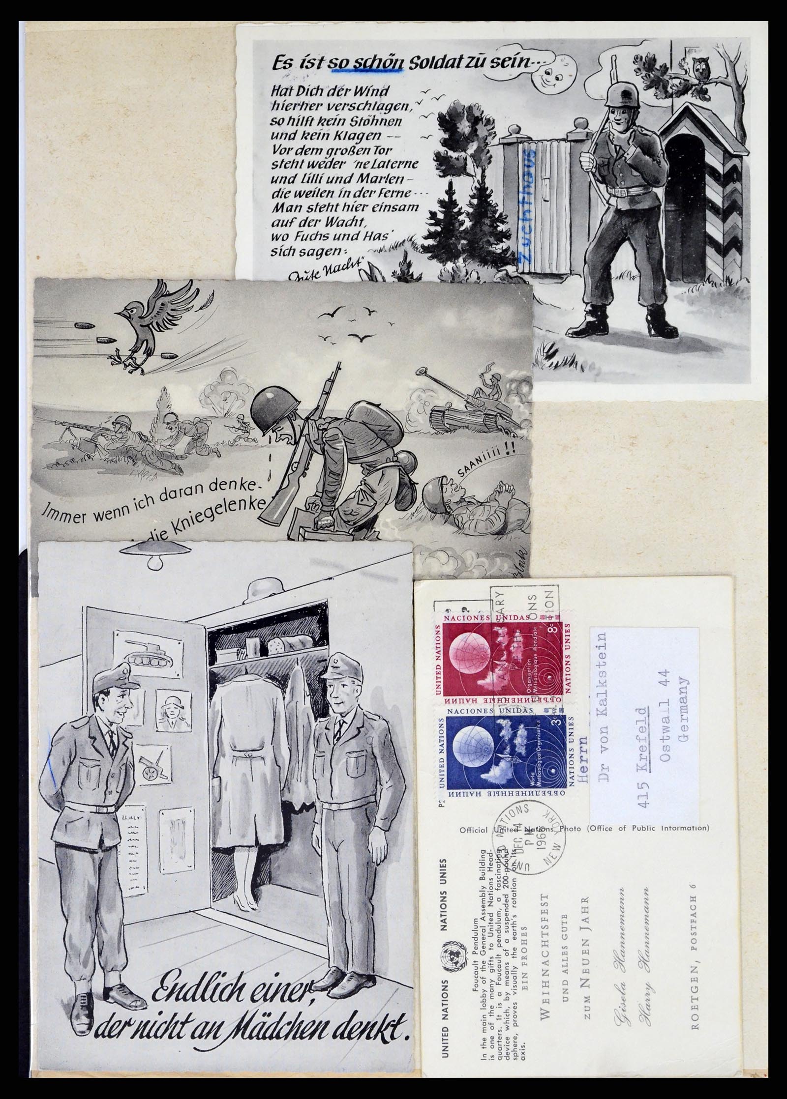 37669 032 - Postzegelverzameling 37669 Motief leger 1870-1990.