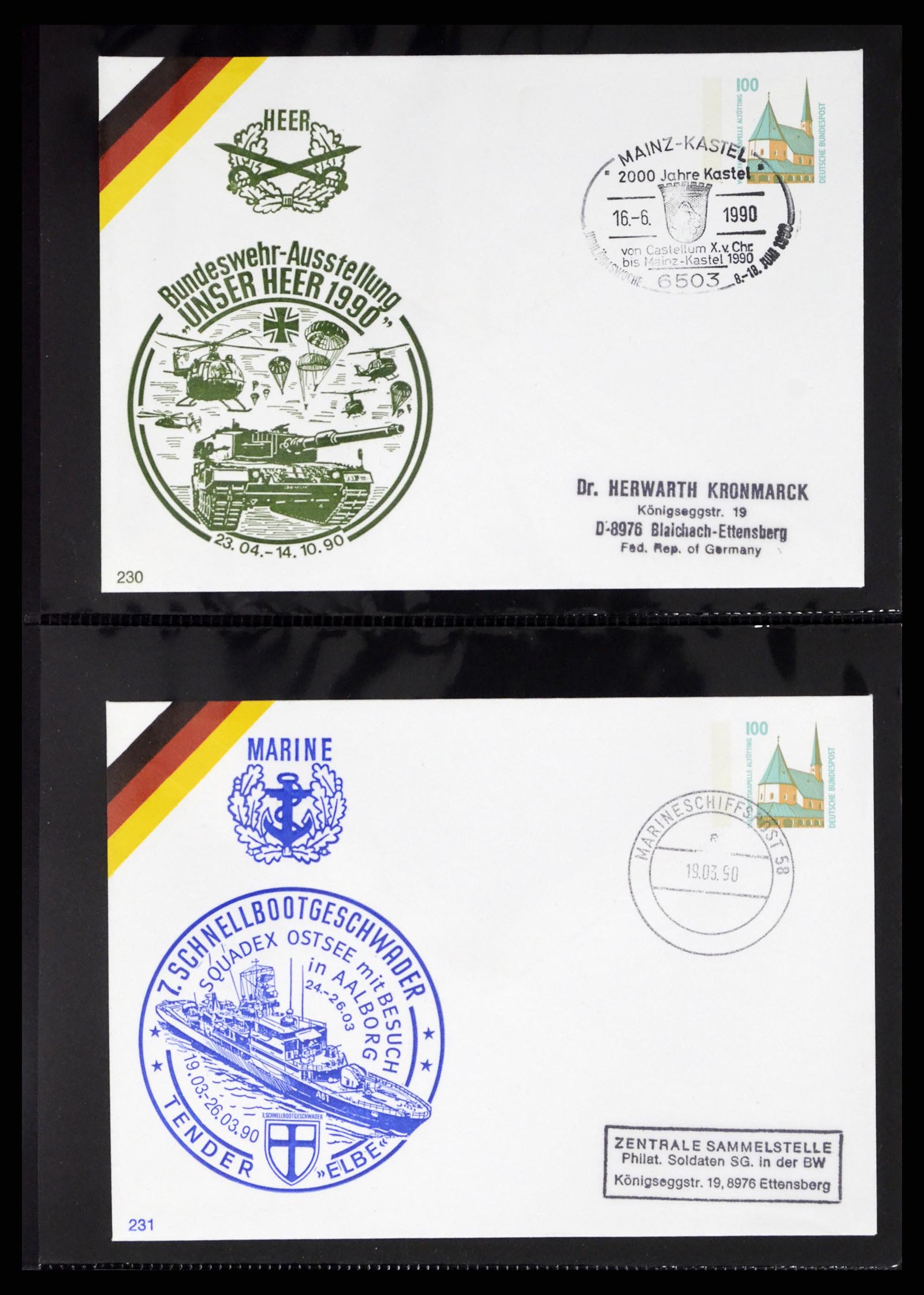 37669 408 - Postzegelverzameling 37669 Motief leger 1870-1990.