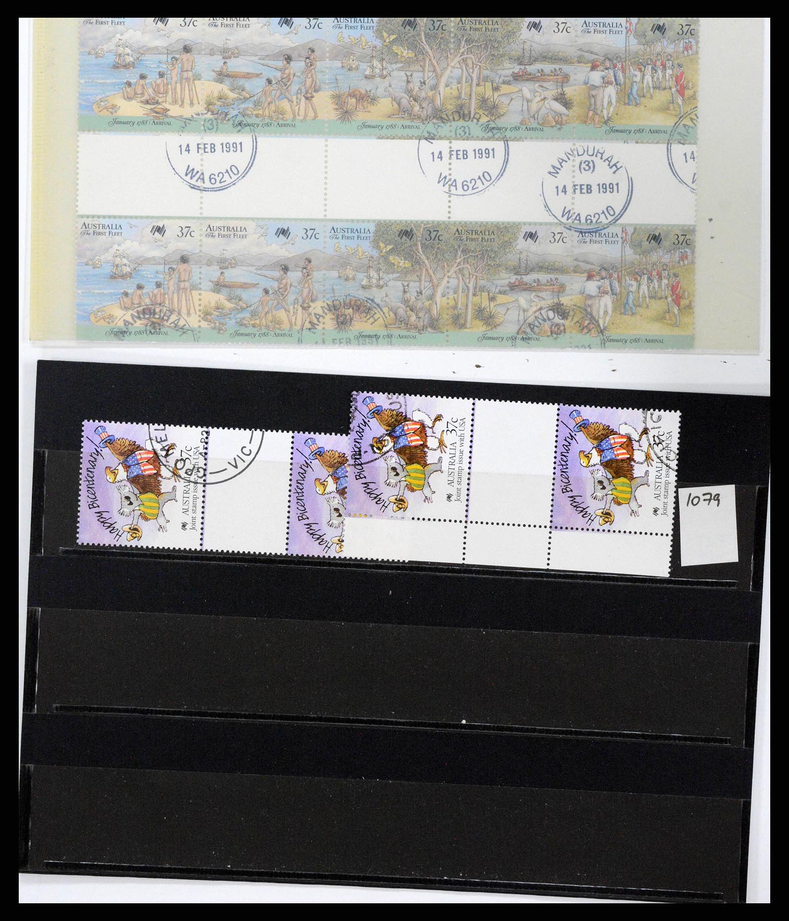 37670 0059 - Stamp collection 37670 Australia gutterpairs 1968-2006.