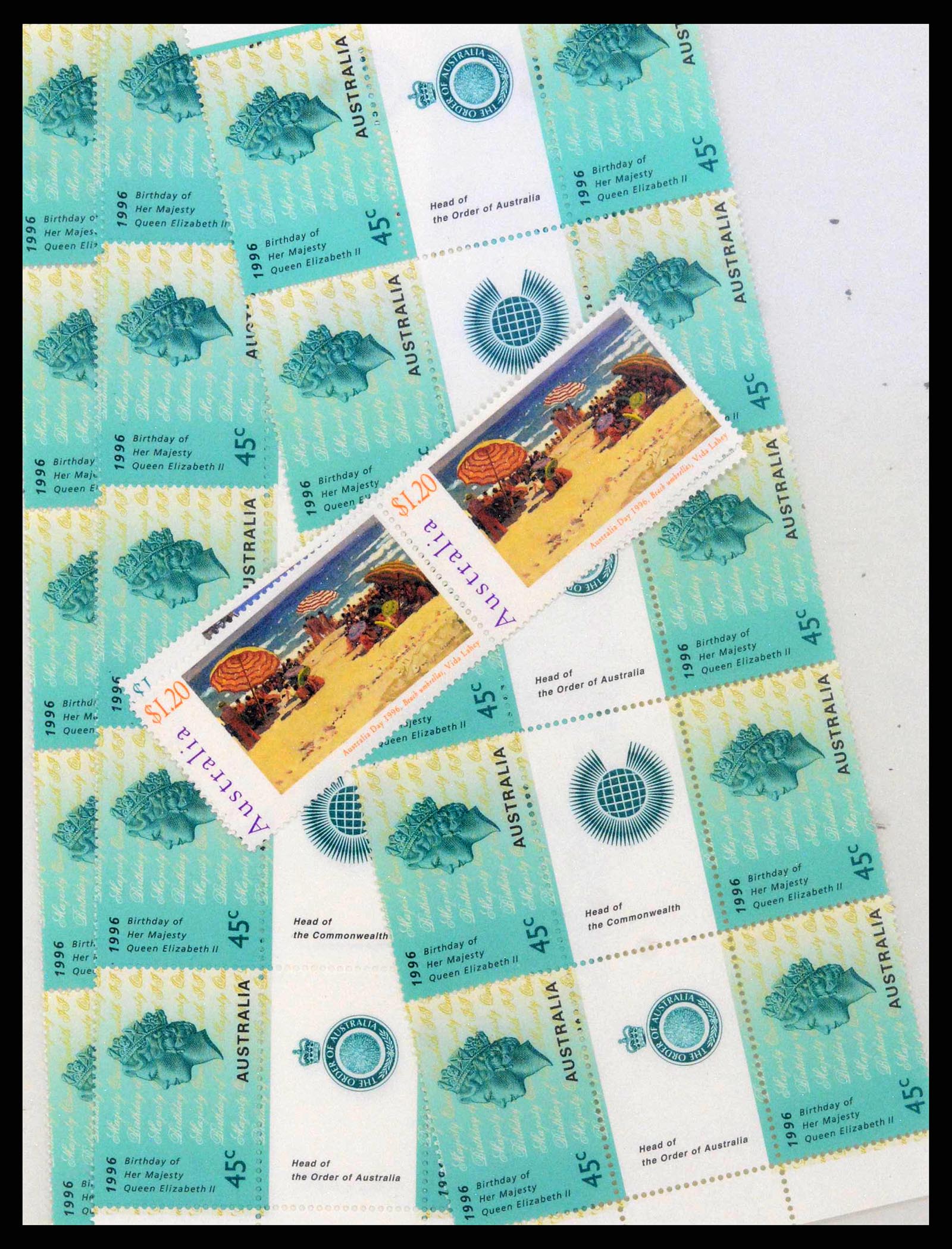 37670 0161 - Stamp collection 37670 Australia gutterpairs 1968-2006.
