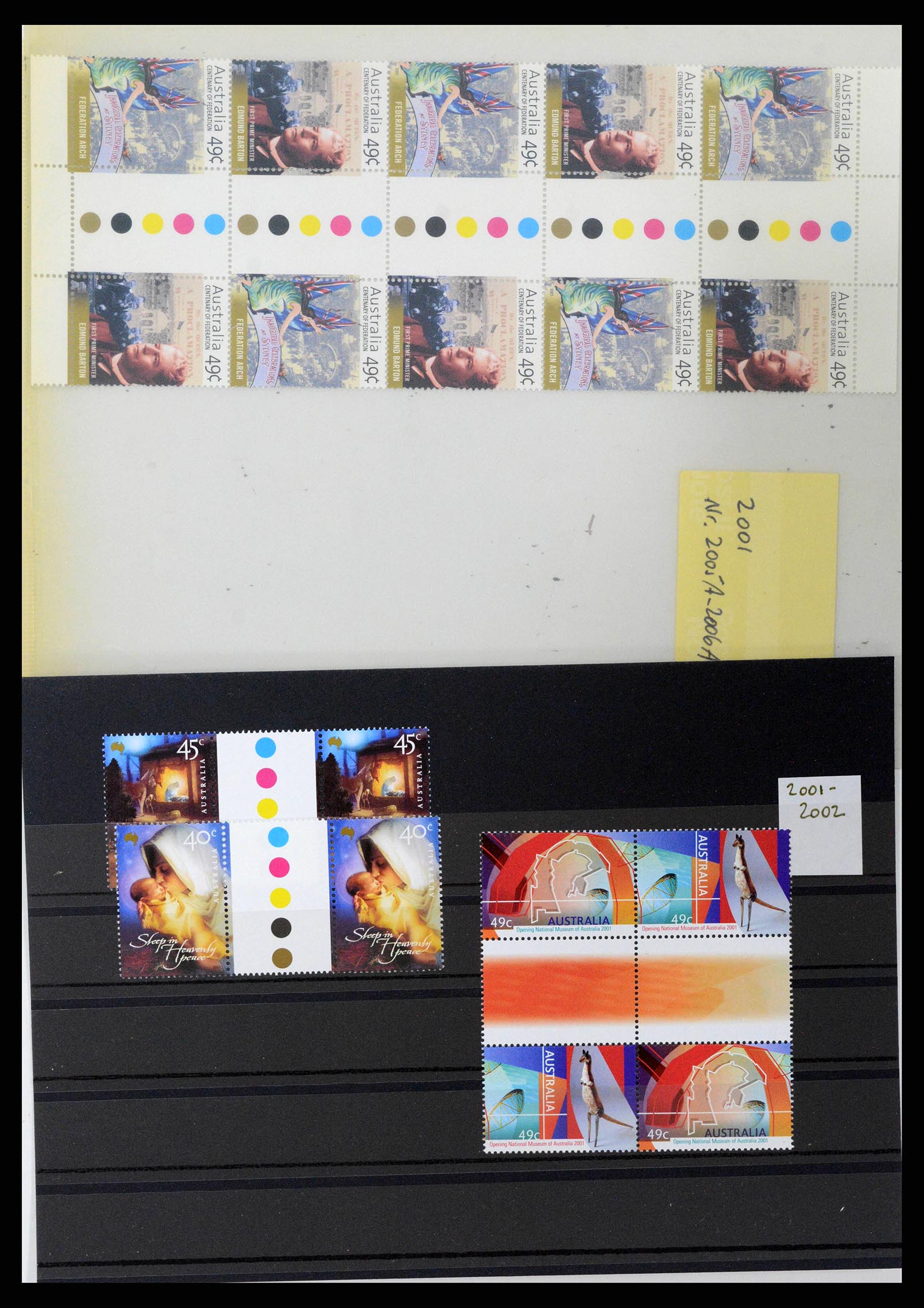 37670 0177 - Stamp collection 37670 Australia gutterpairs 1968-2006.
