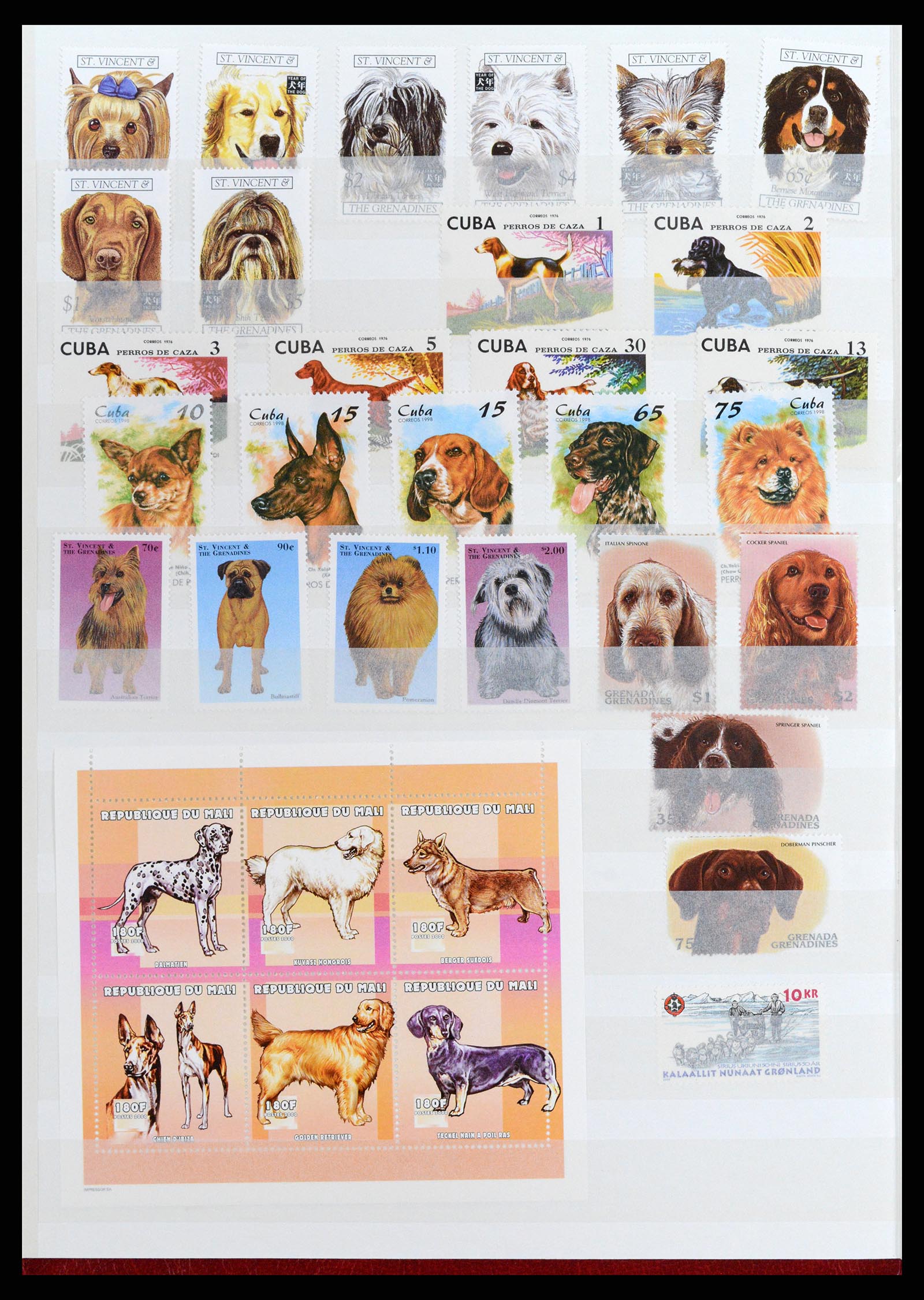 37671 050 - Postzegelverzameling 37671 Motief honden 1950-2010.