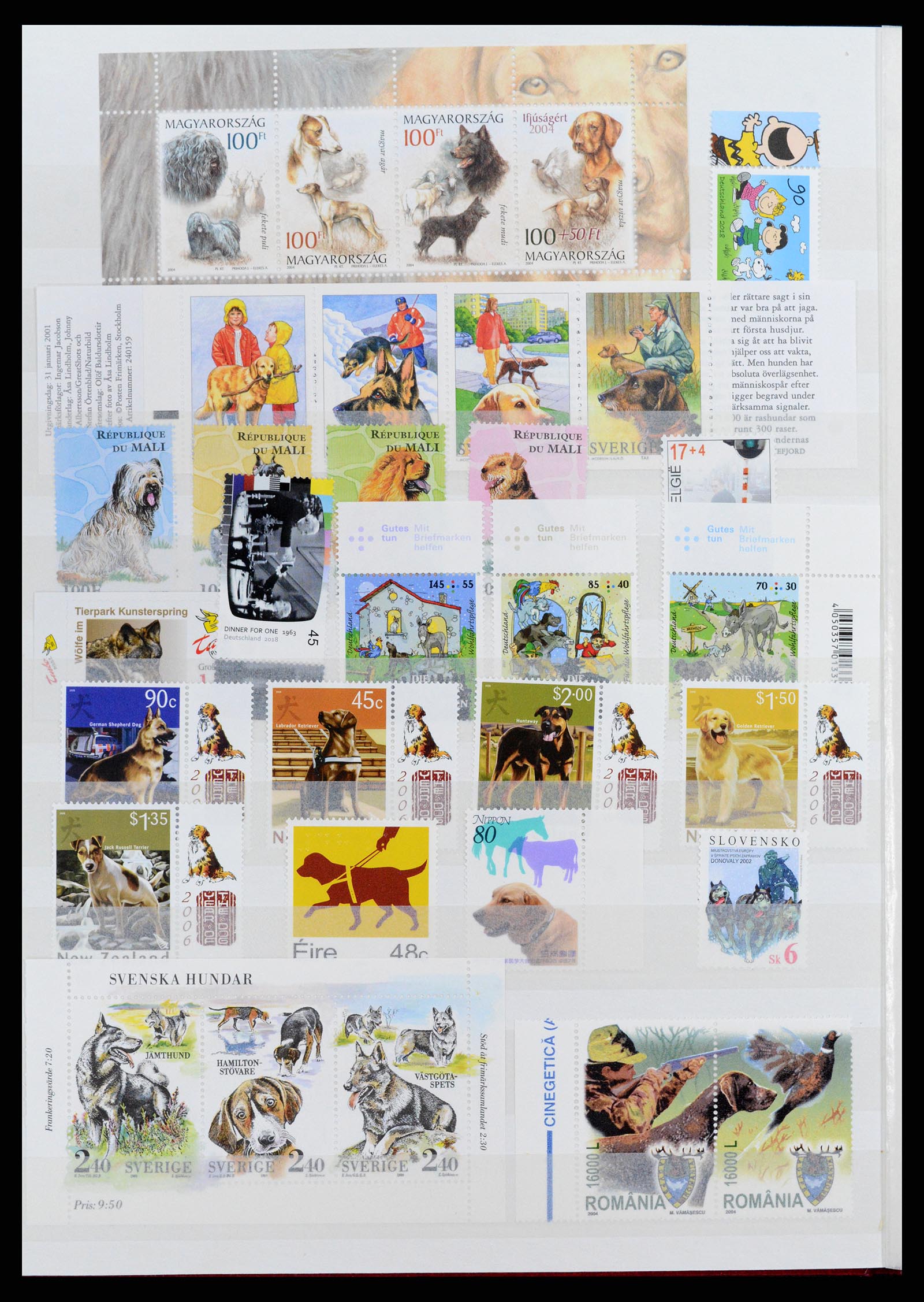 37671 066 - Stamp collection 37671 Thematics dogs 1950-2010.