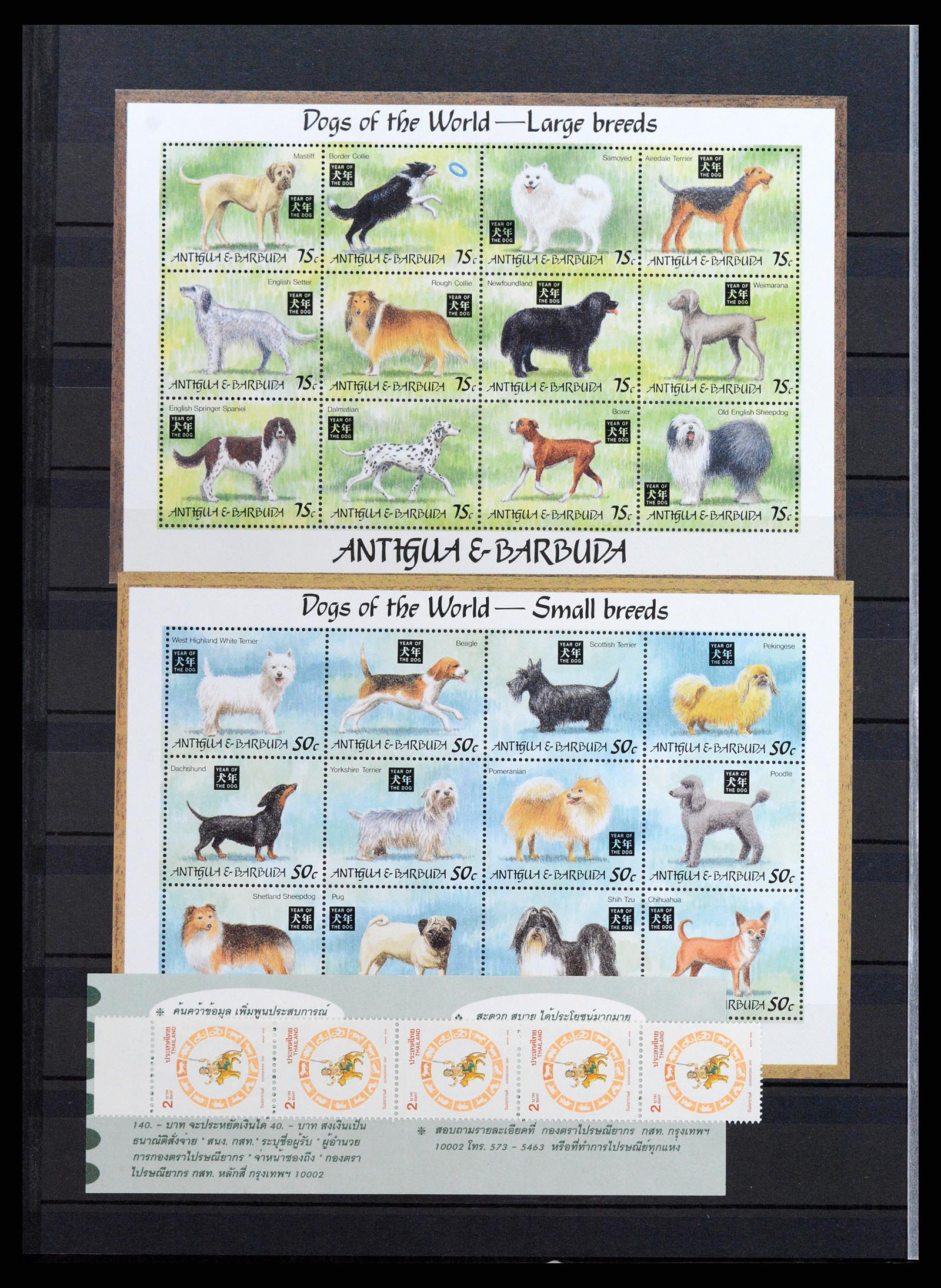 37671 098 - Stamp collection 37671 Thematics dogs 1950-2010.