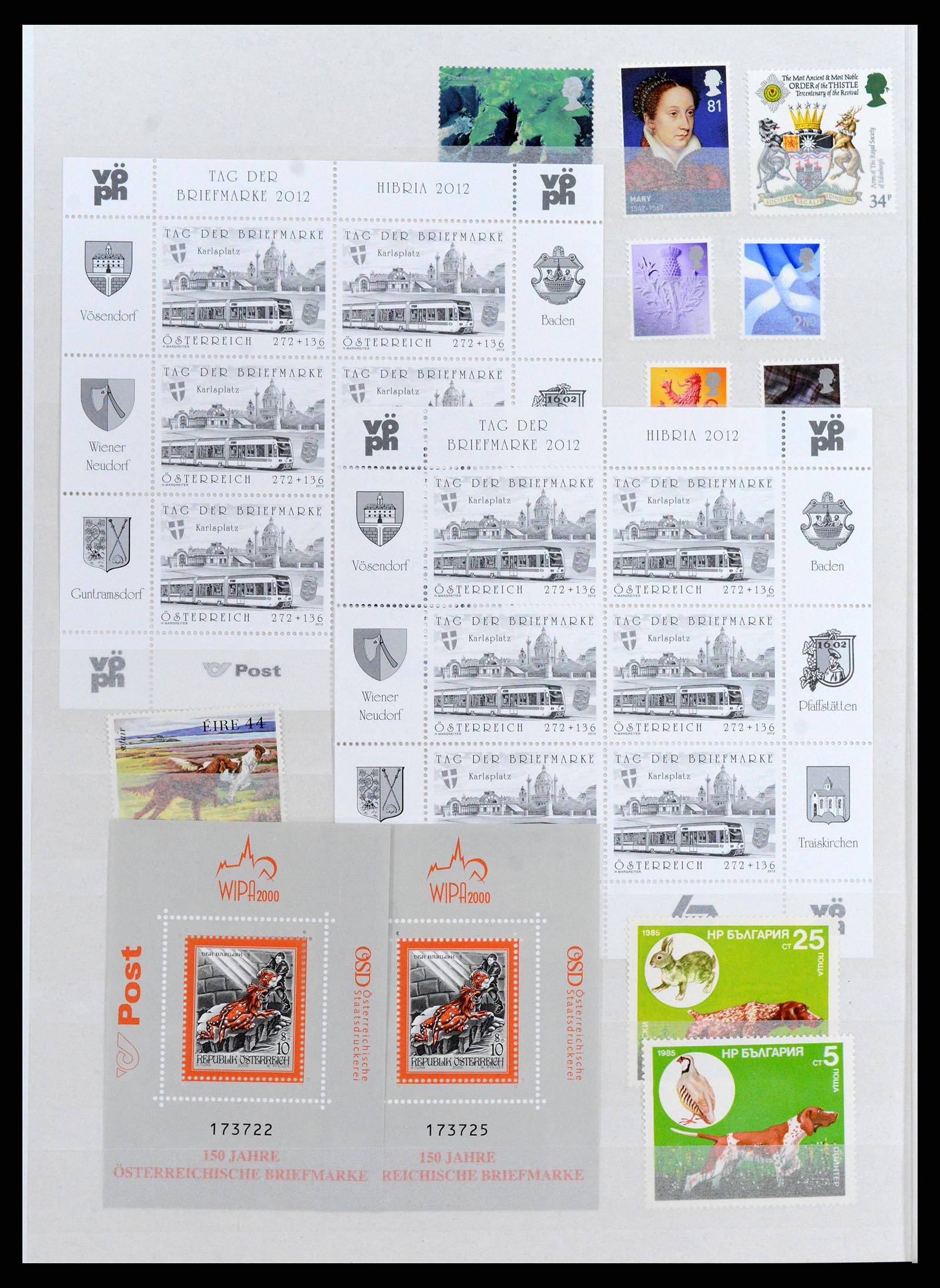 37671 110 - Postzegelverzameling 37671 Motief honden 1950-2010.
