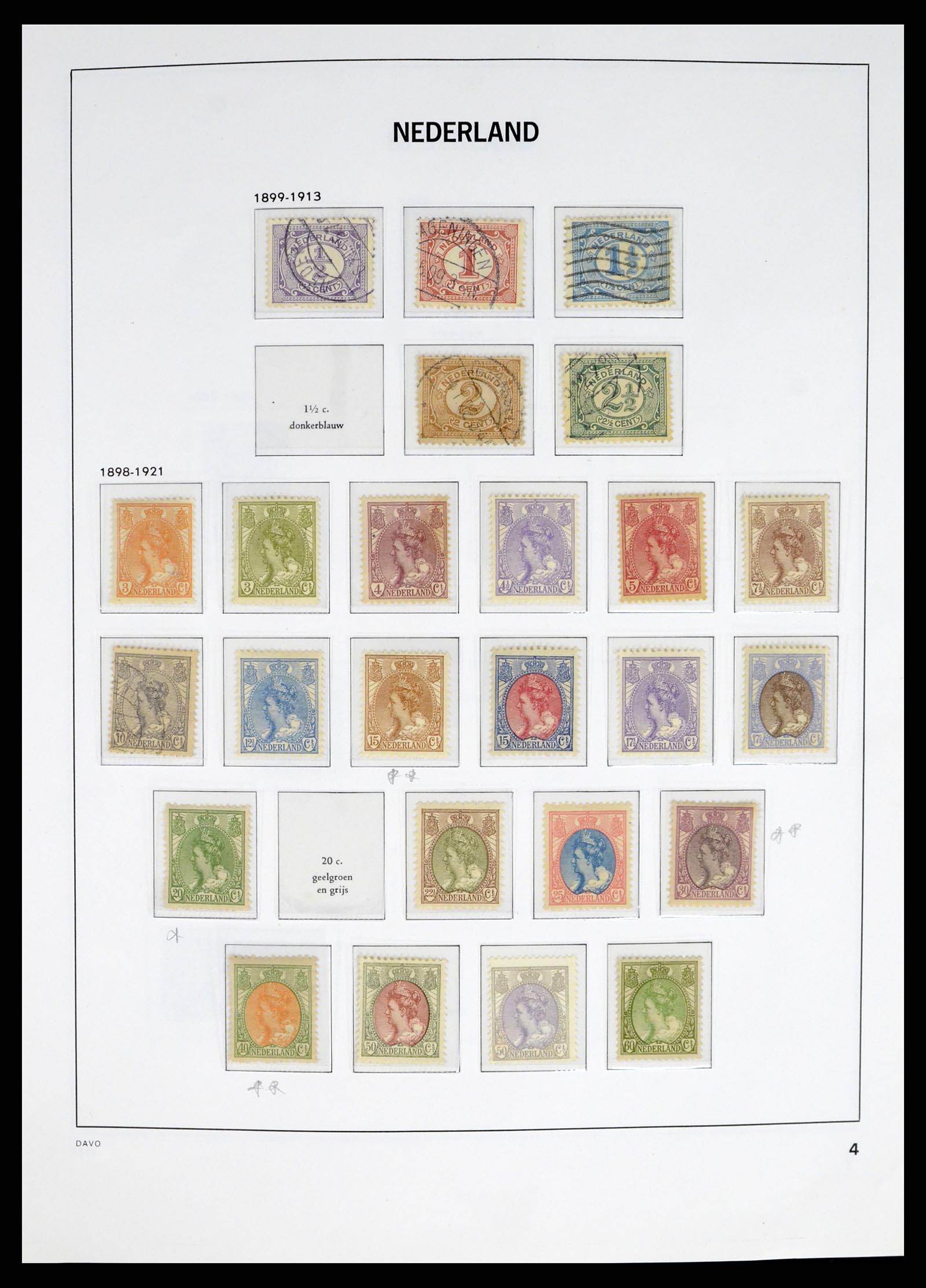 37672 004 - Postzegelverzameling 37672 Nederland 1864-1975.