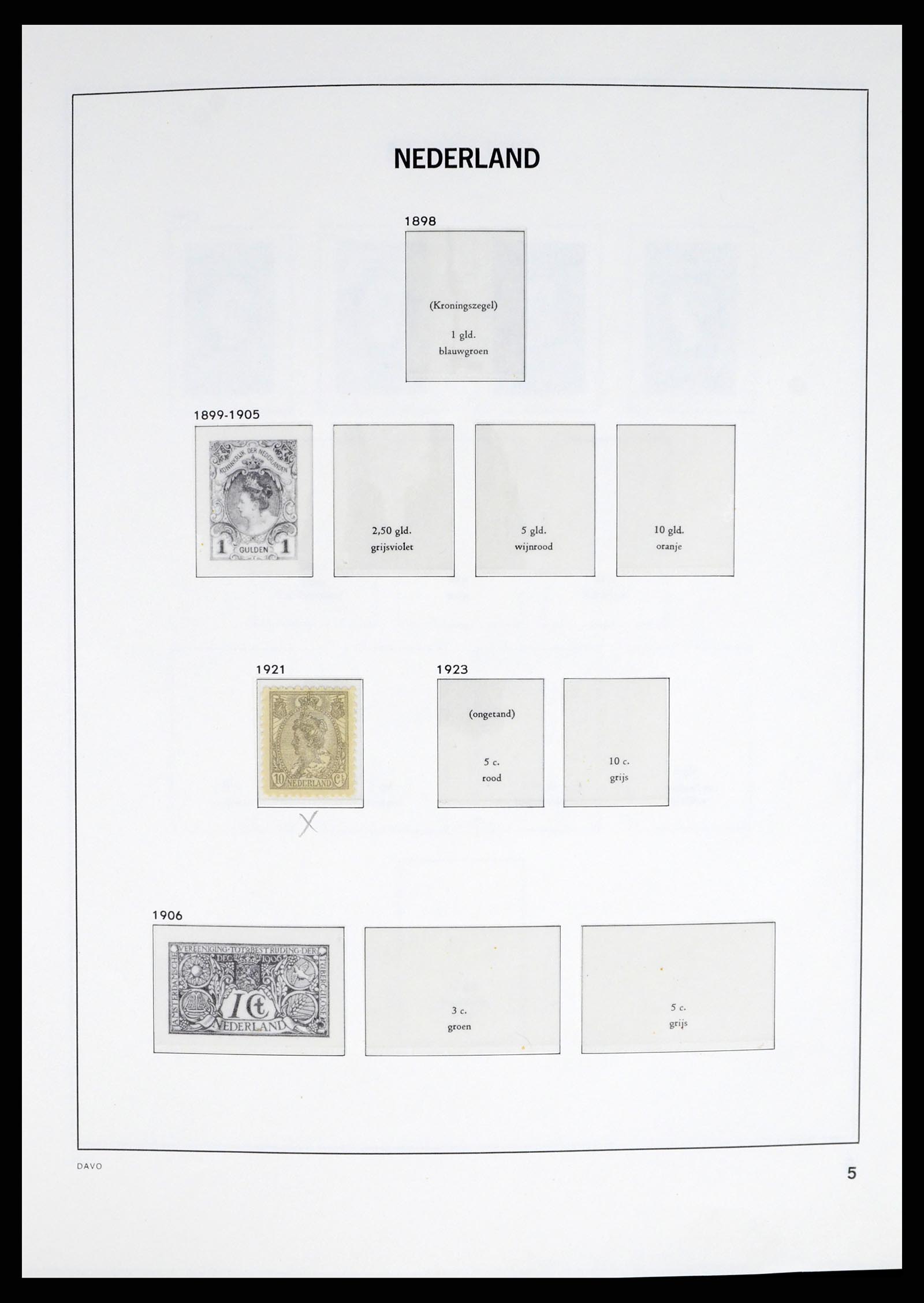 37672 005 - Postzegelverzameling 37672 Nederland 1864-1975.