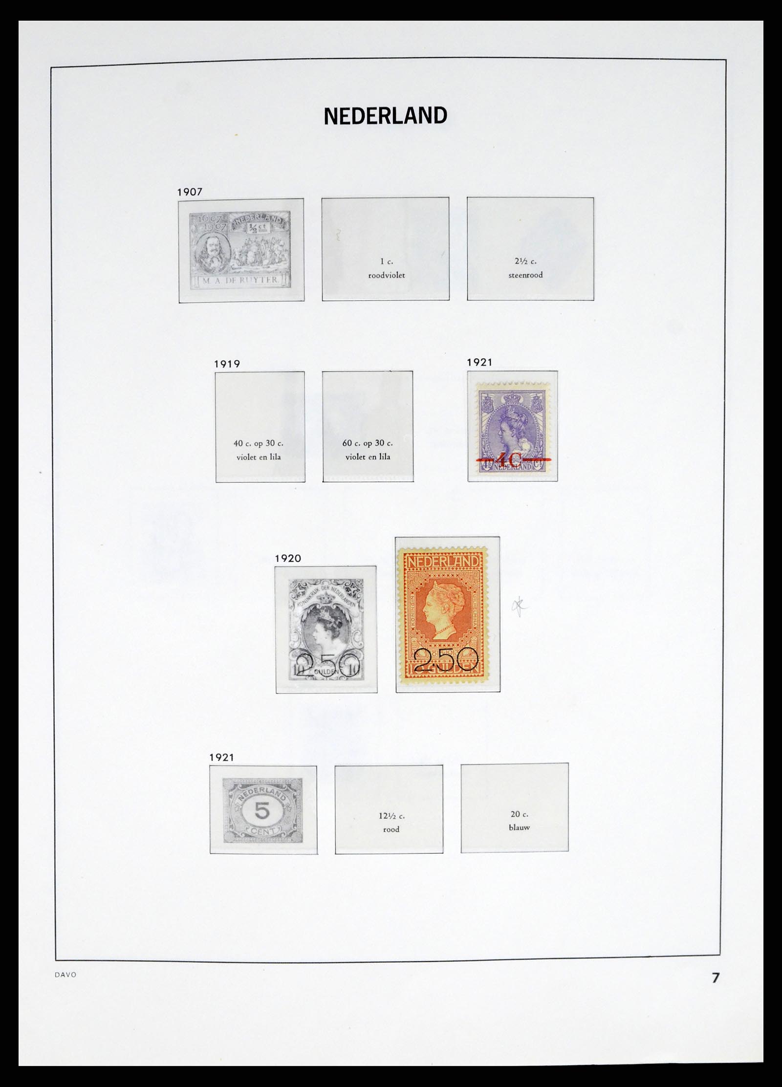 37672 006 - Postzegelverzameling 37672 Nederland 1864-1975.