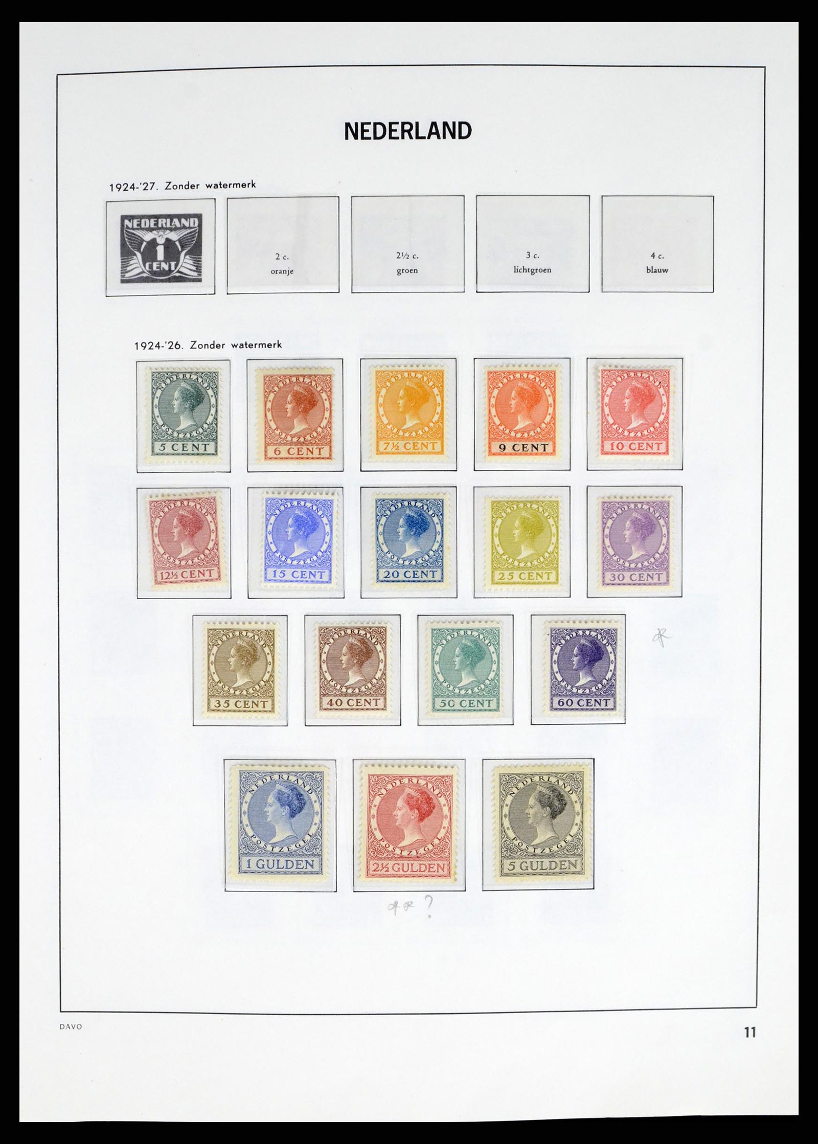 37672 009 - Postzegelverzameling 37672 Nederland 1864-1975.