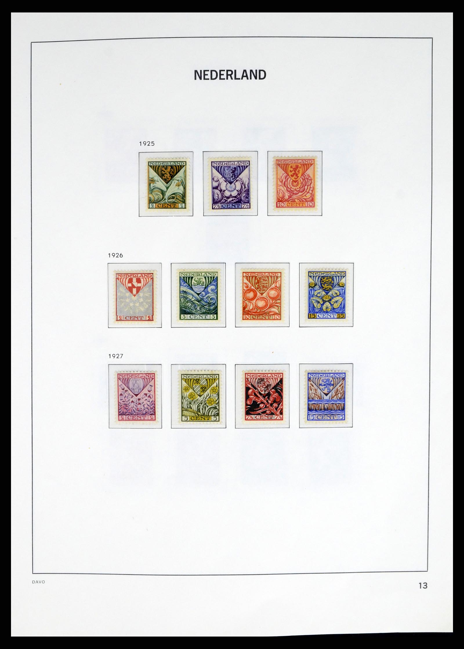 37672 011 - Postzegelverzameling 37672 Nederland 1864-1975.