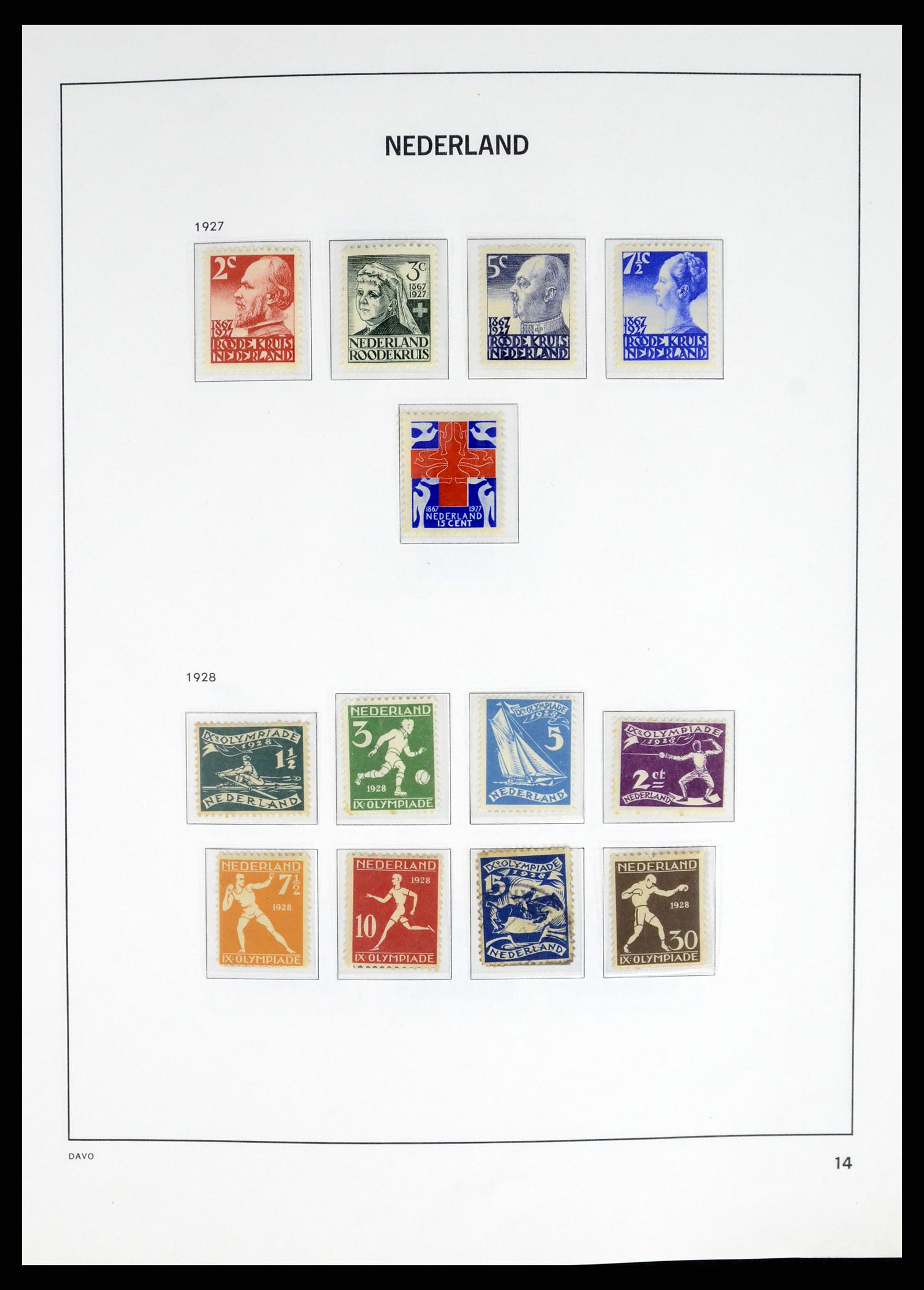 37672 012 - Postzegelverzameling 37672 Nederland 1864-1975.