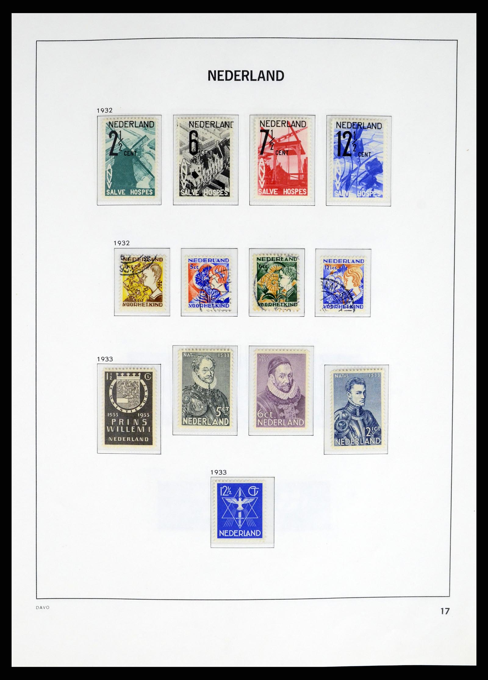37672 015 - Postzegelverzameling 37672 Nederland 1864-1975.